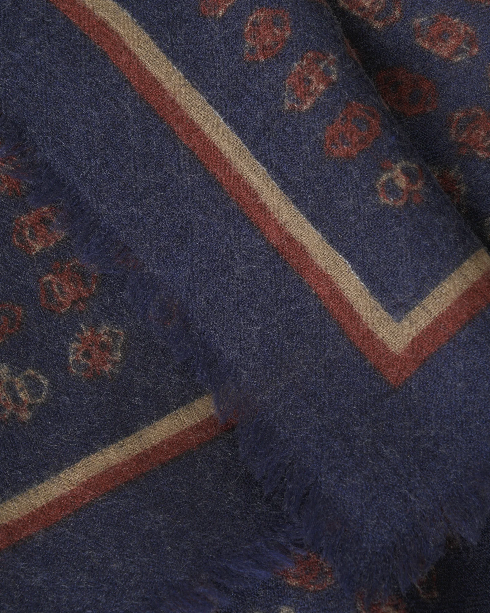 foulard n625 scarf- 90 x 90cm - navy blue - Image 2