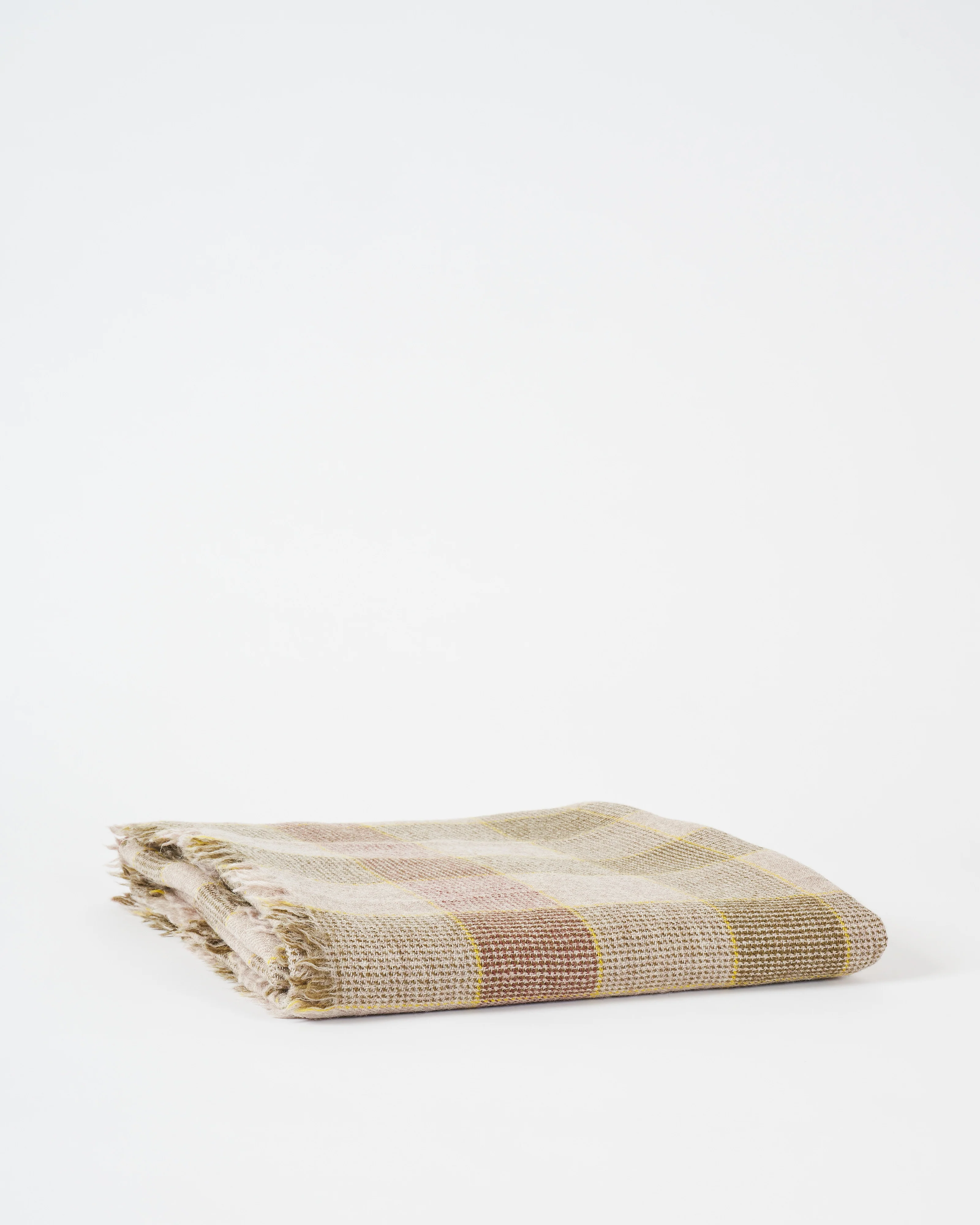 plaid design 56 wool blanket - Image 3