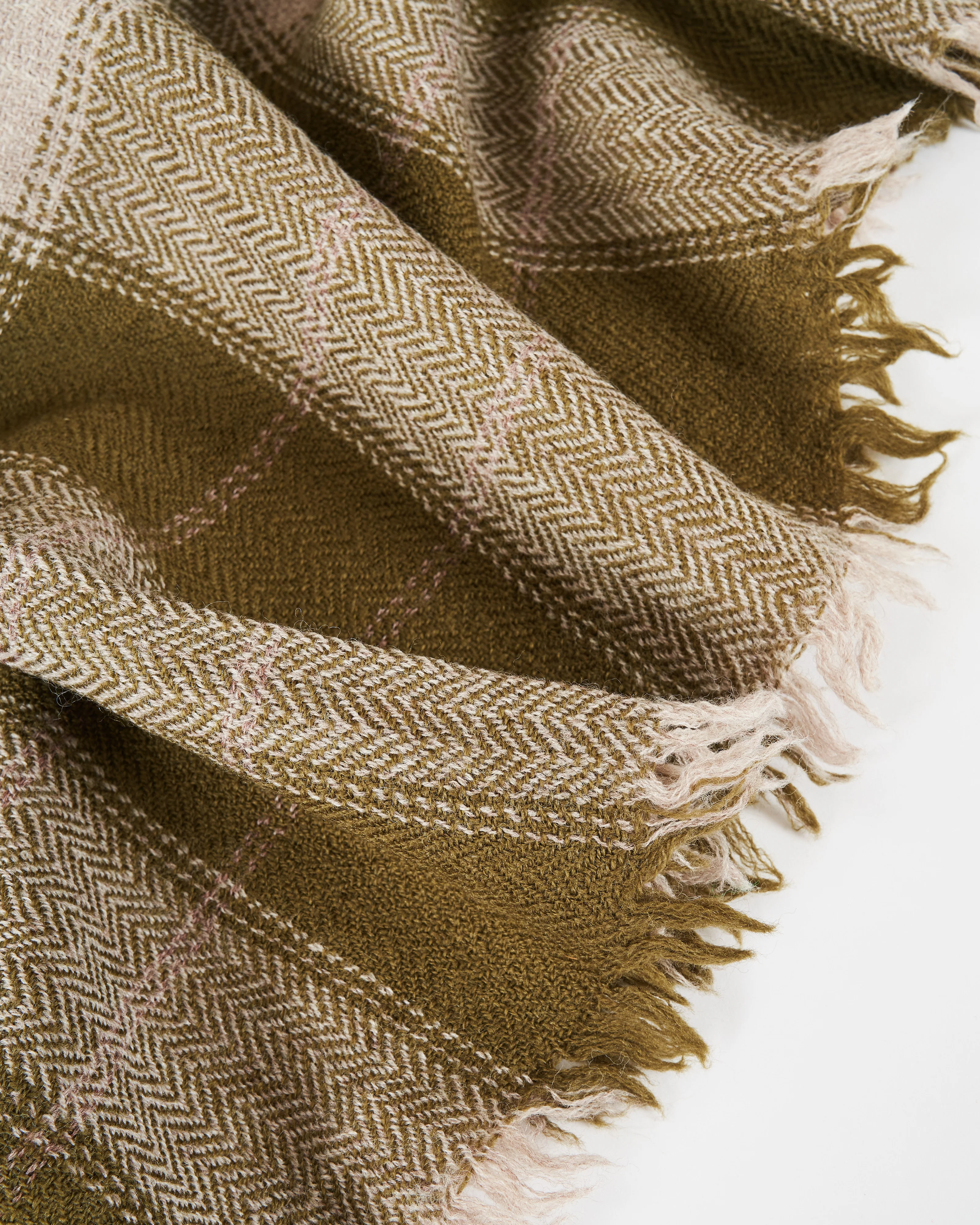 plaid design 57 wool blanket - Image 2