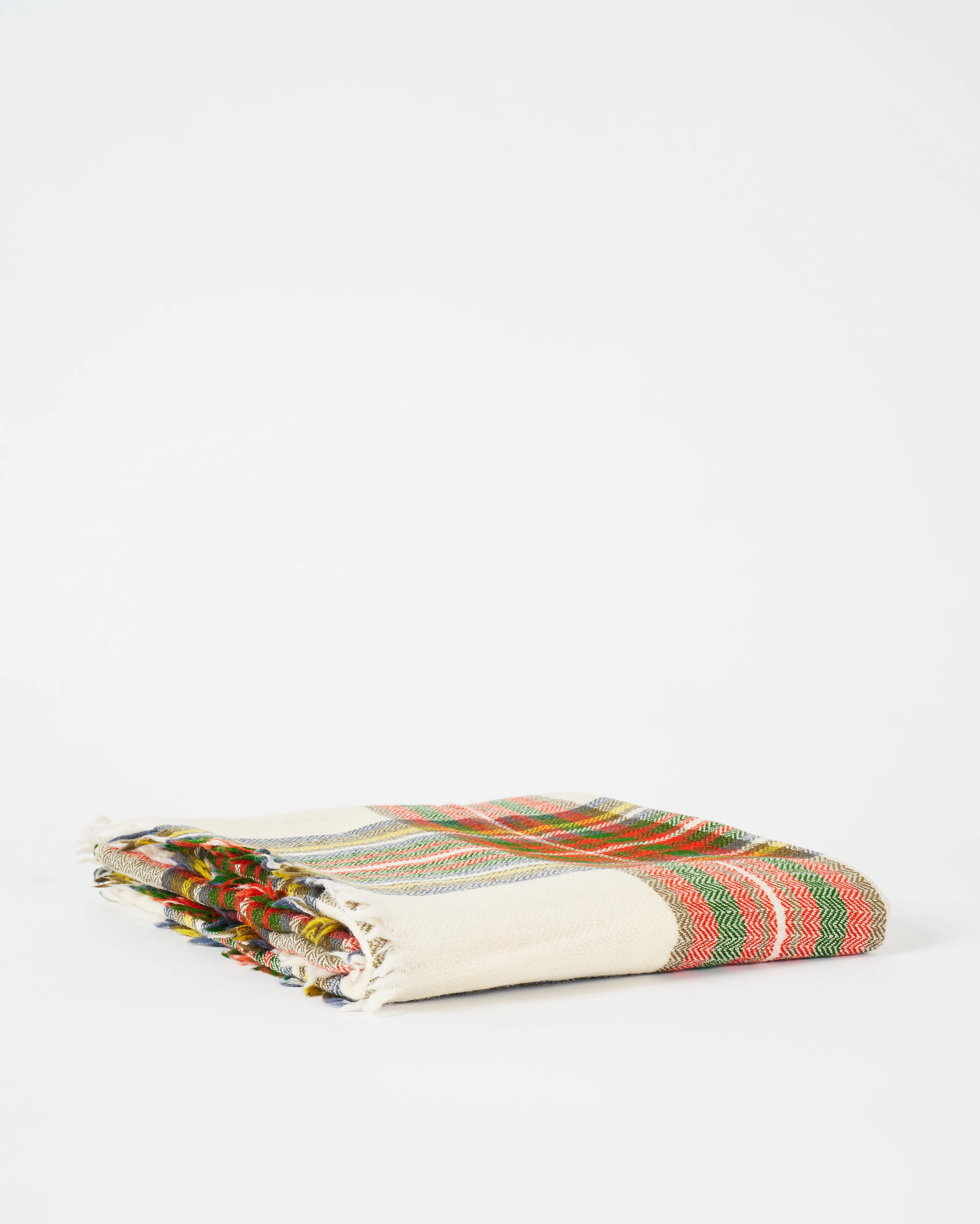 plaid design 63 wool blanket - Image 3