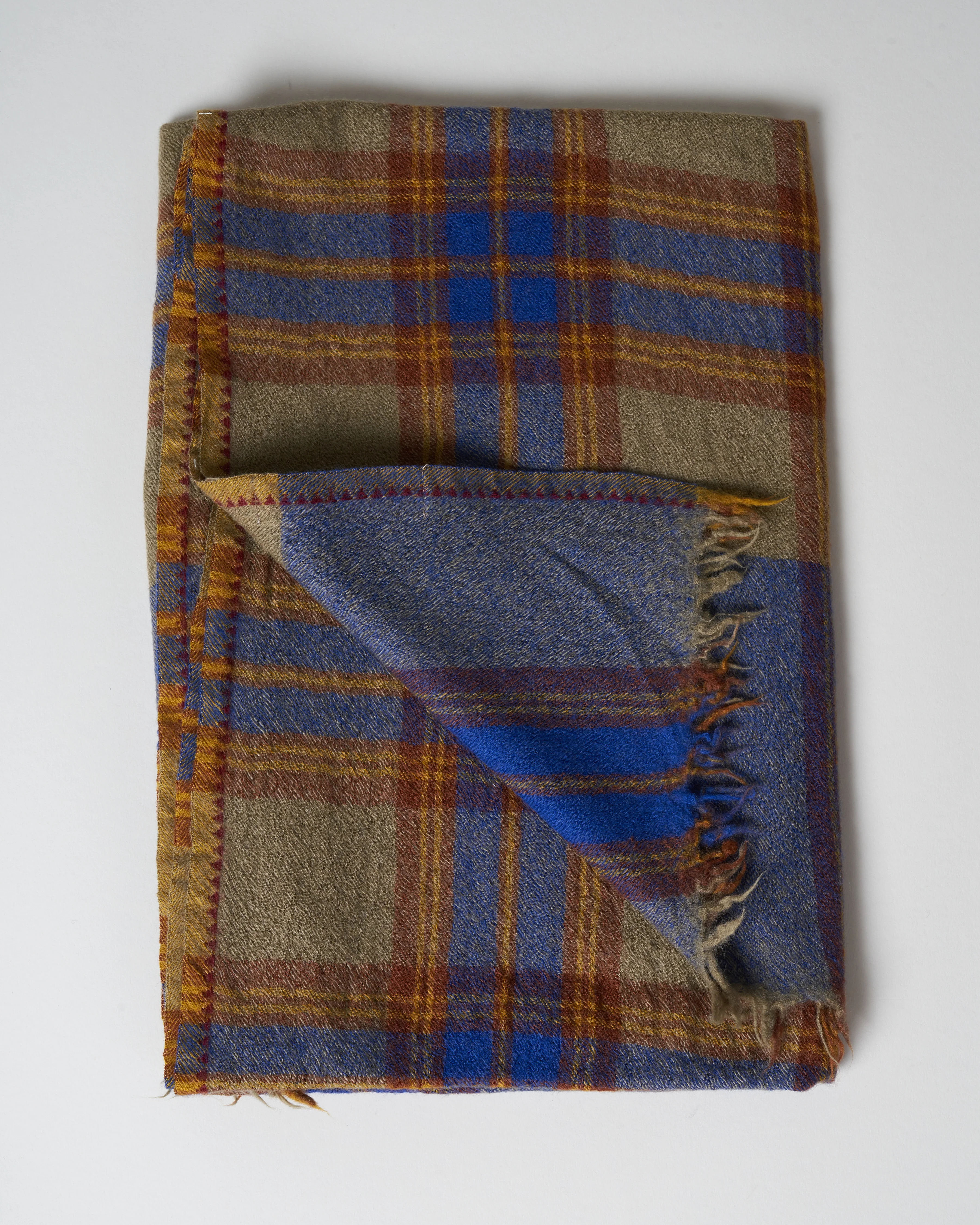 wool cashmere scarf - natural - Image 3