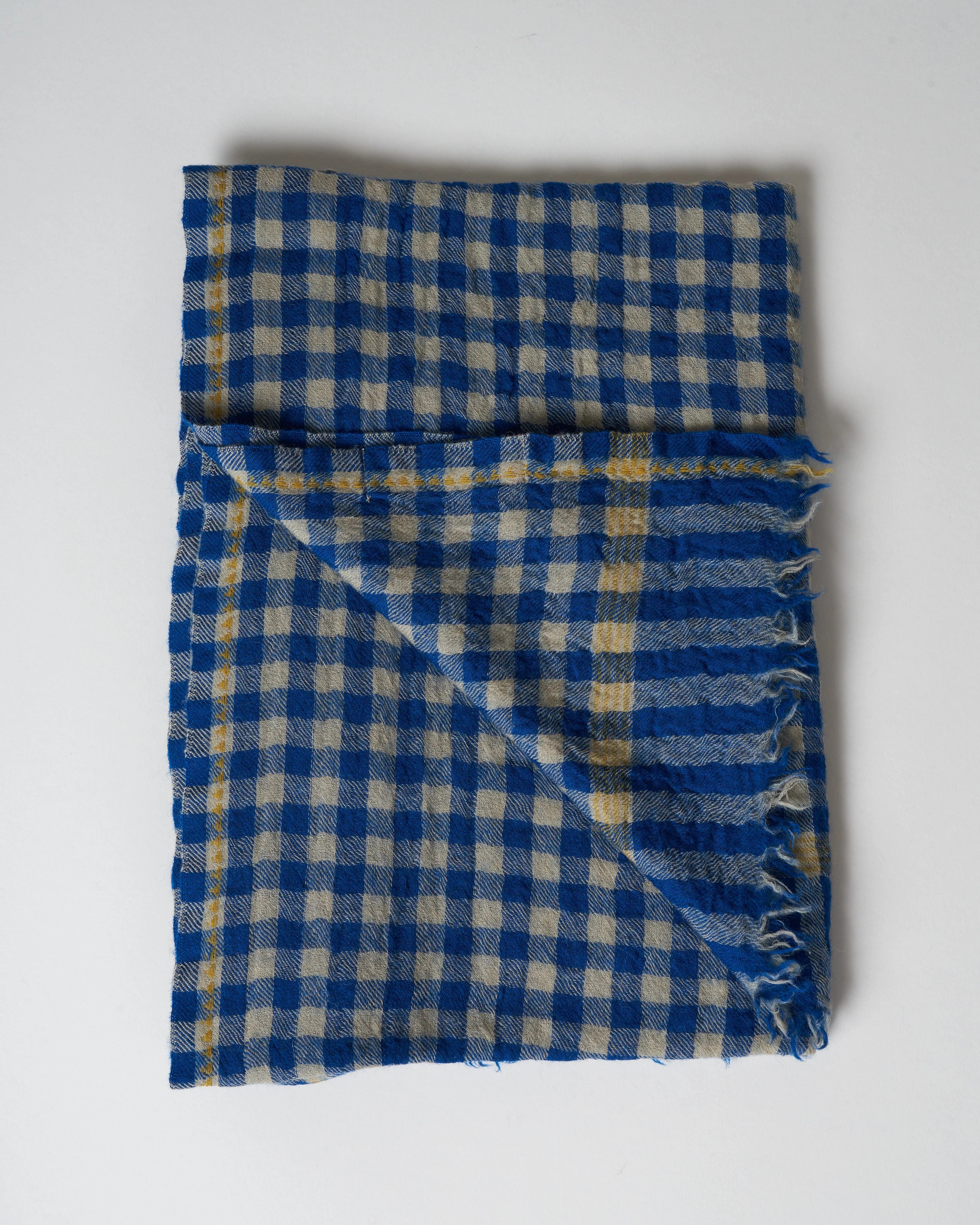 wool scarf - japan blue - Image 3
