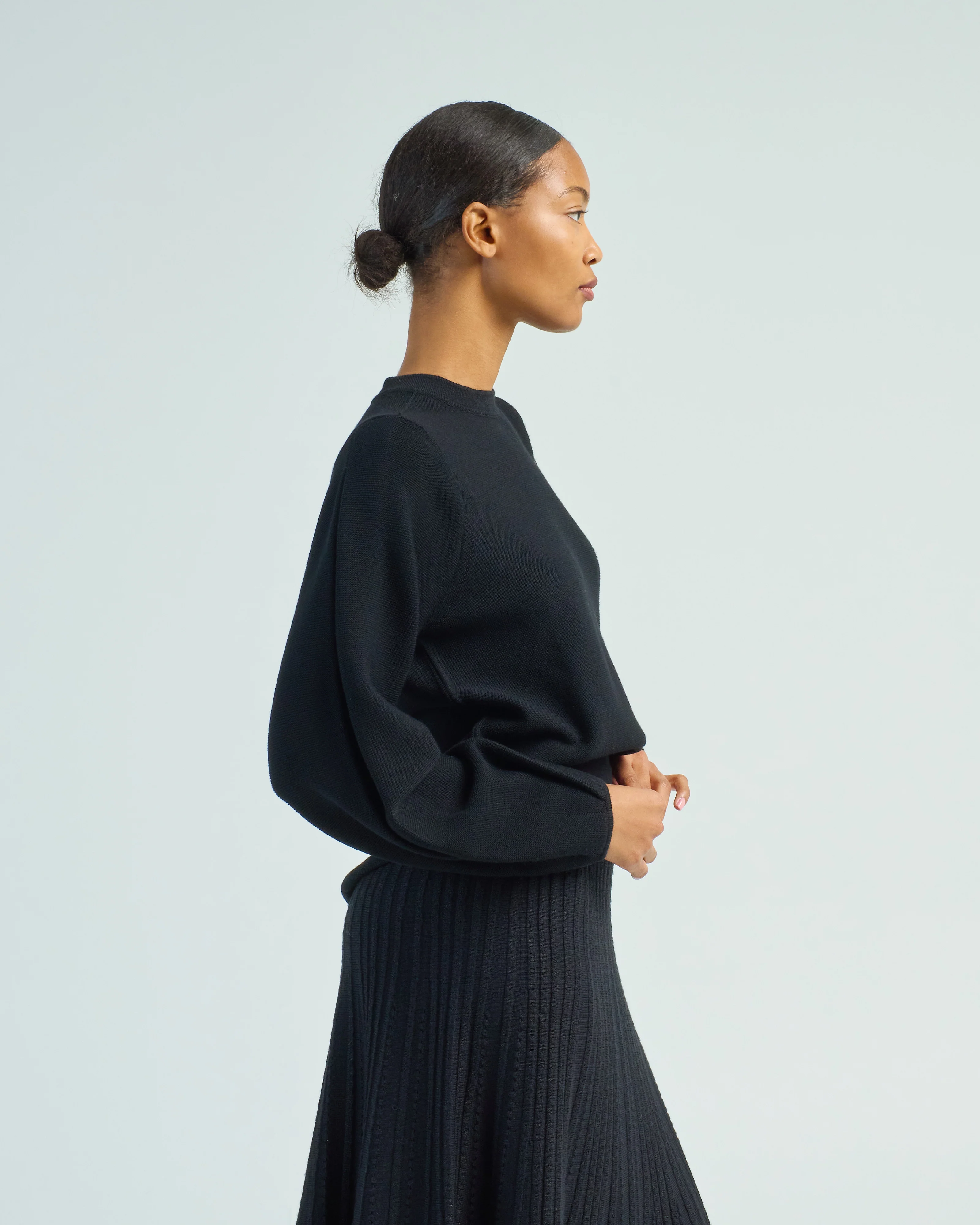bach pleated long sleeve top - Image 3