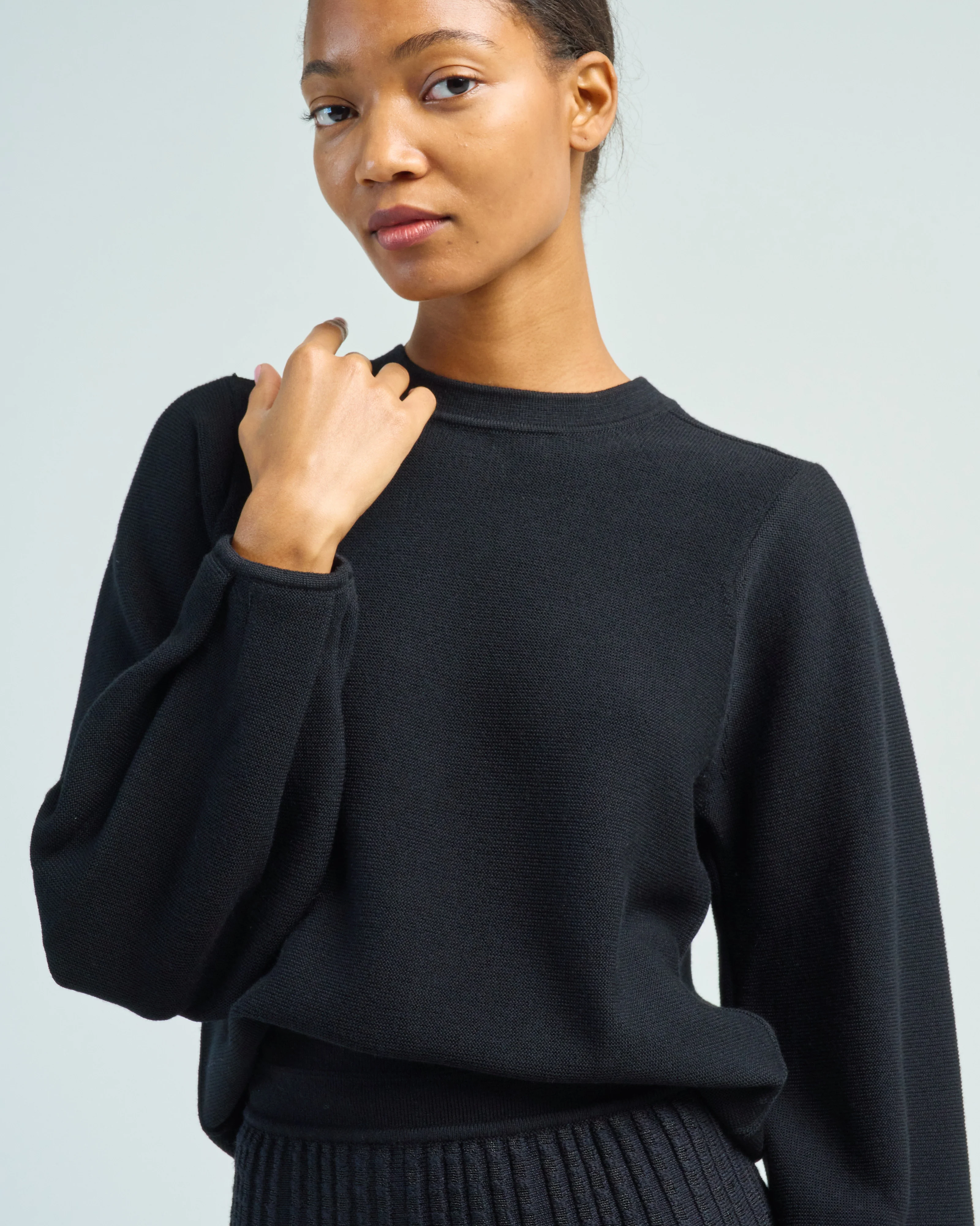 bach pleated long sleeve top - Image 5