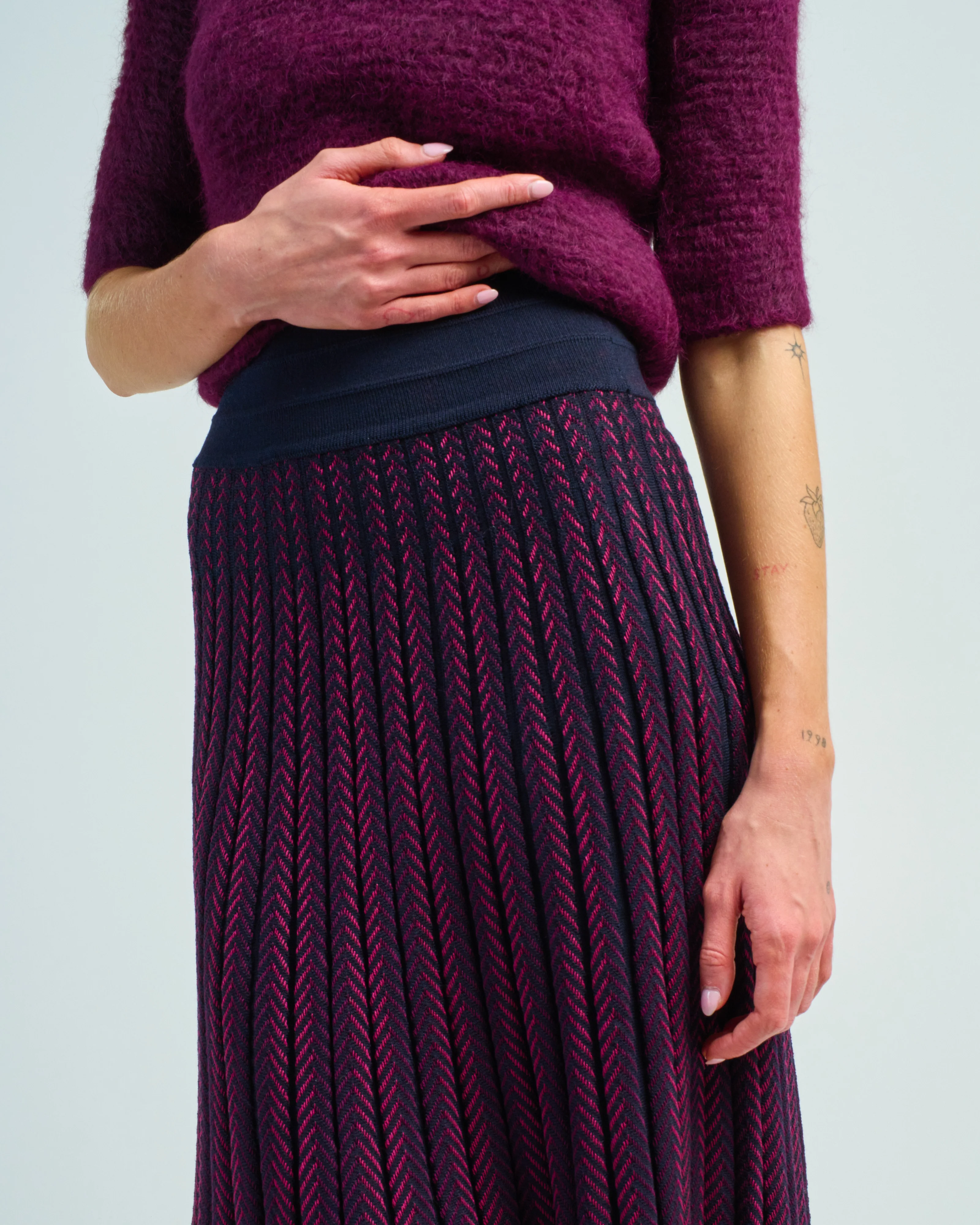 bijou chevron skirt - Image 2