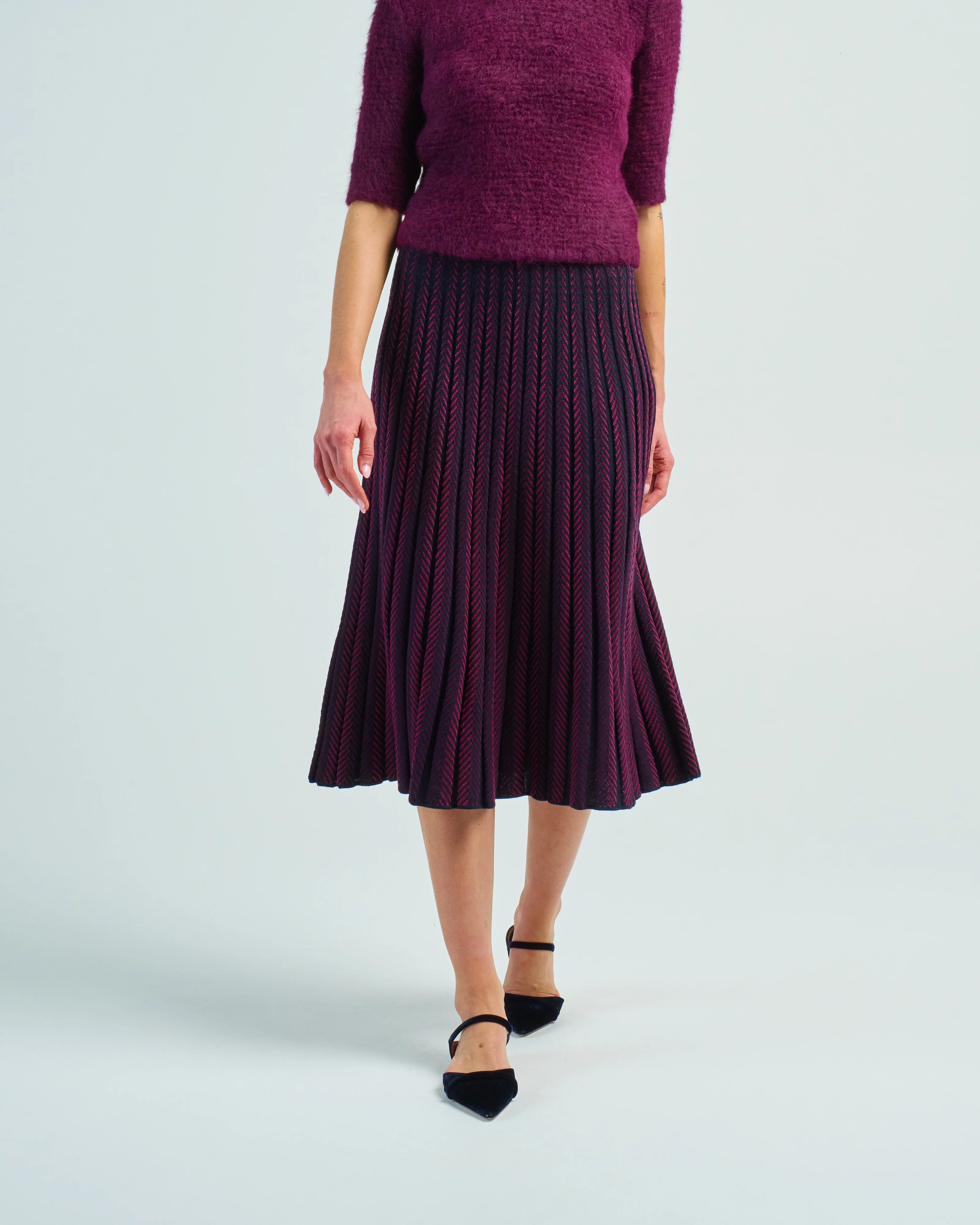 bijou chevron skirt - Image 3