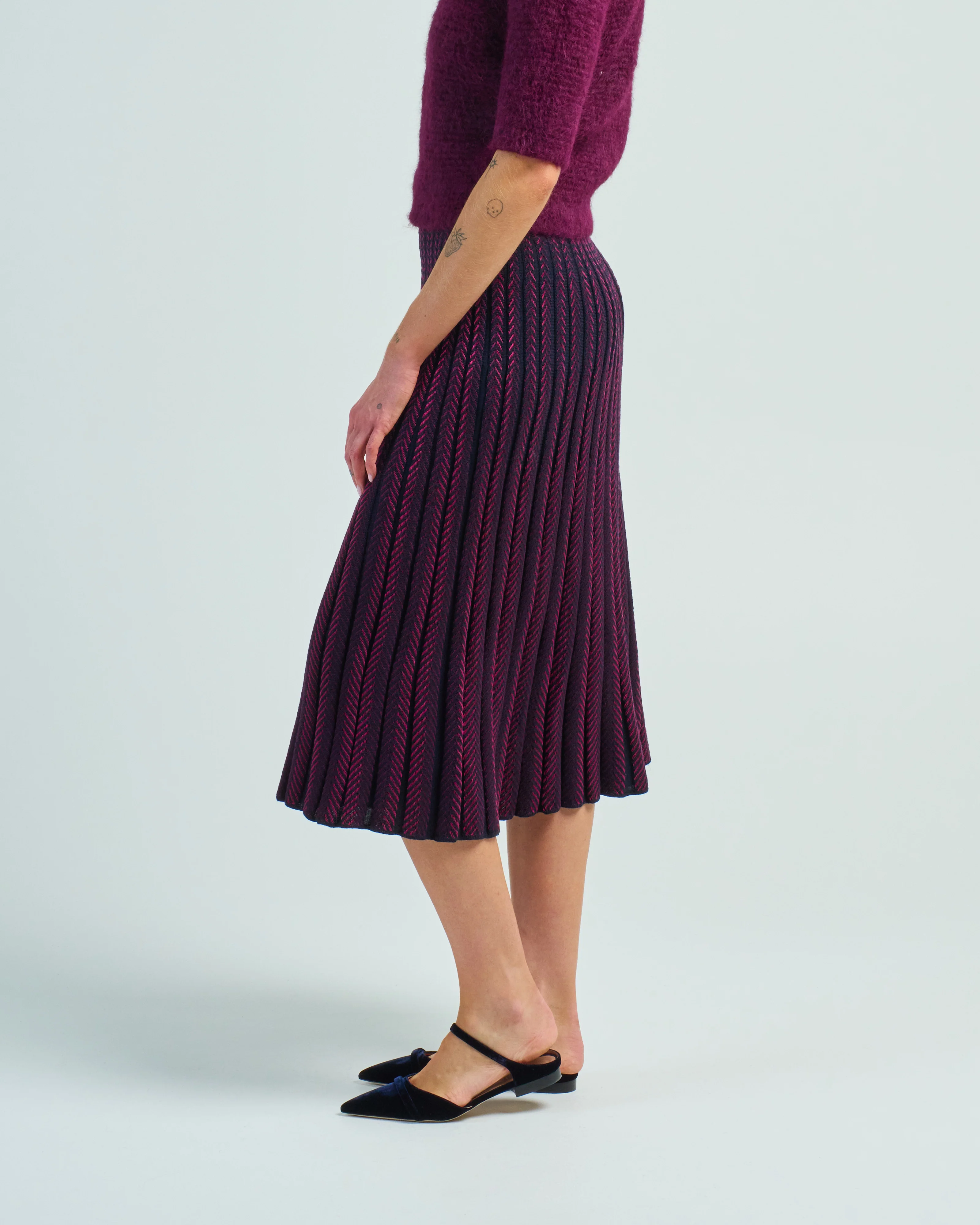 bijou chevron skirt - Image 4
