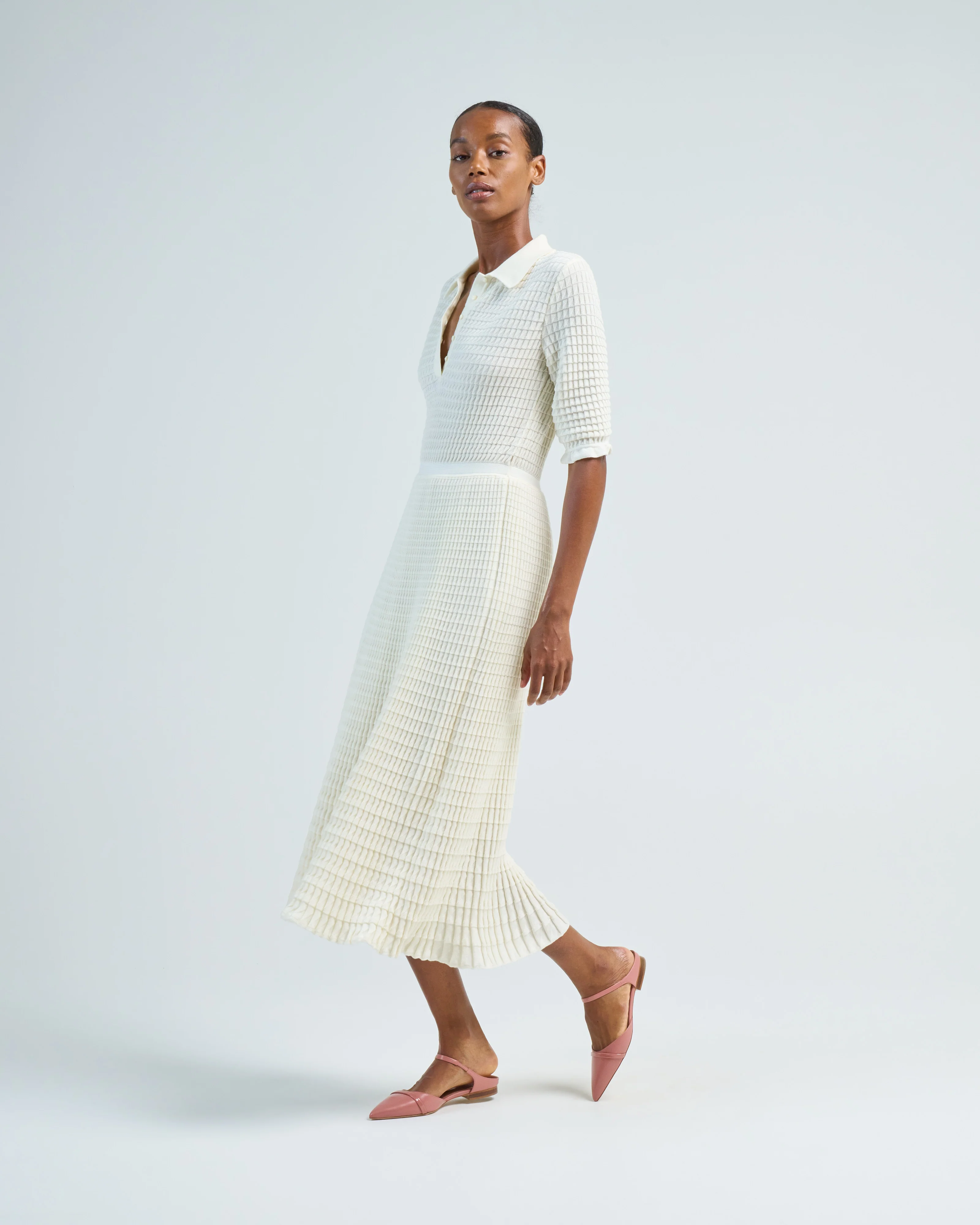 boheme origami knit dress - Image 2