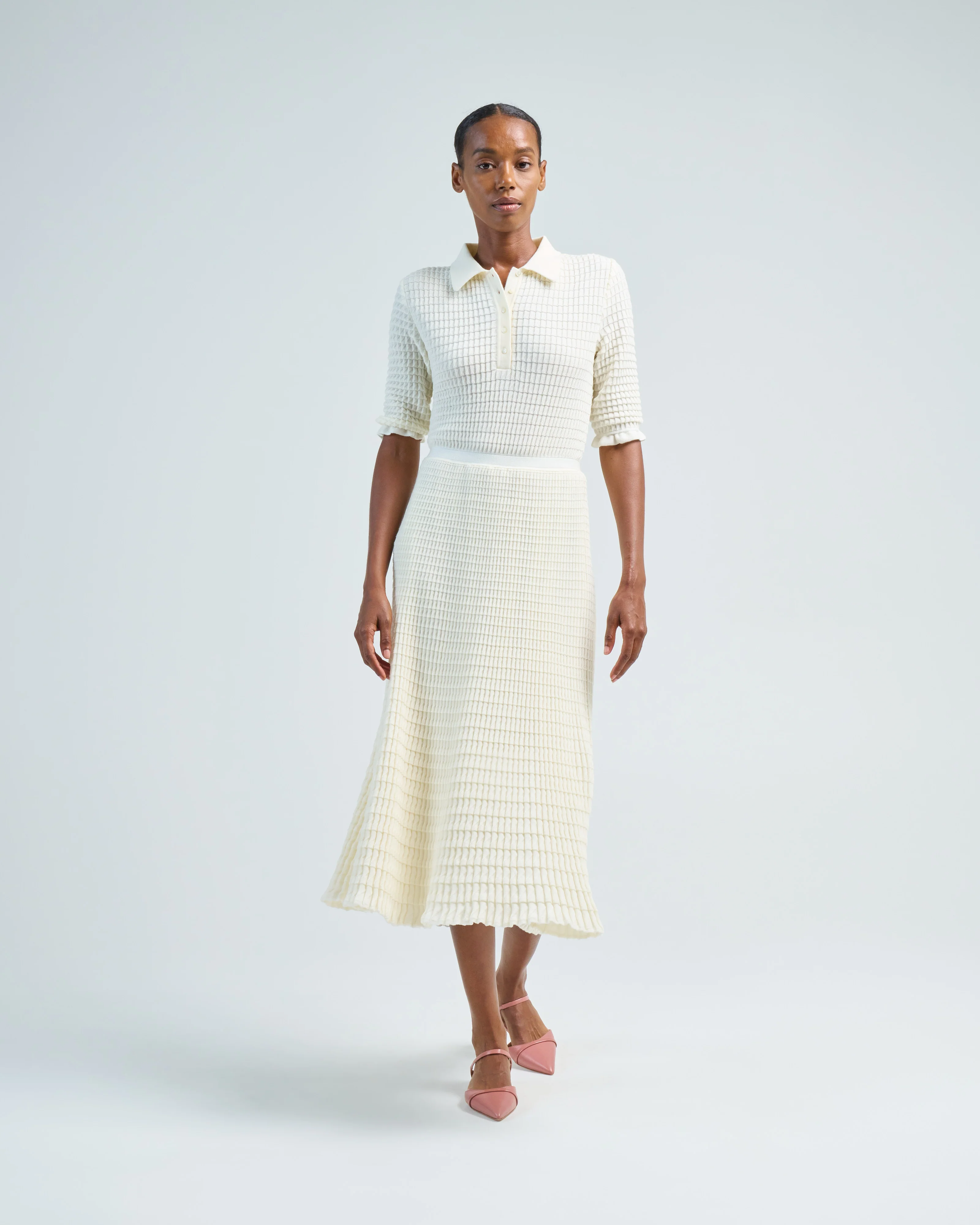 boheme origami knit dress - Image 3