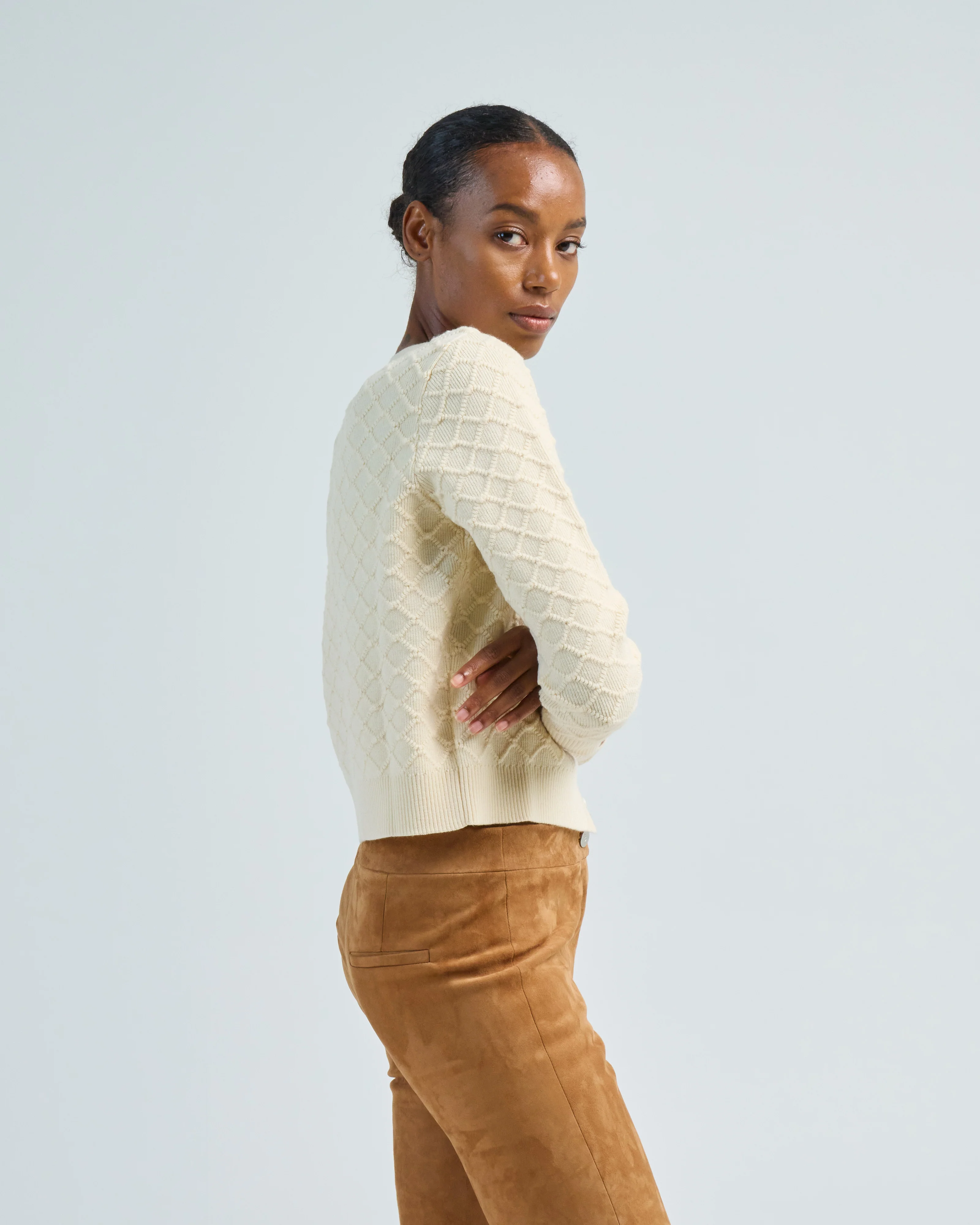 boutis diamond knit mini cardi - Image 3
