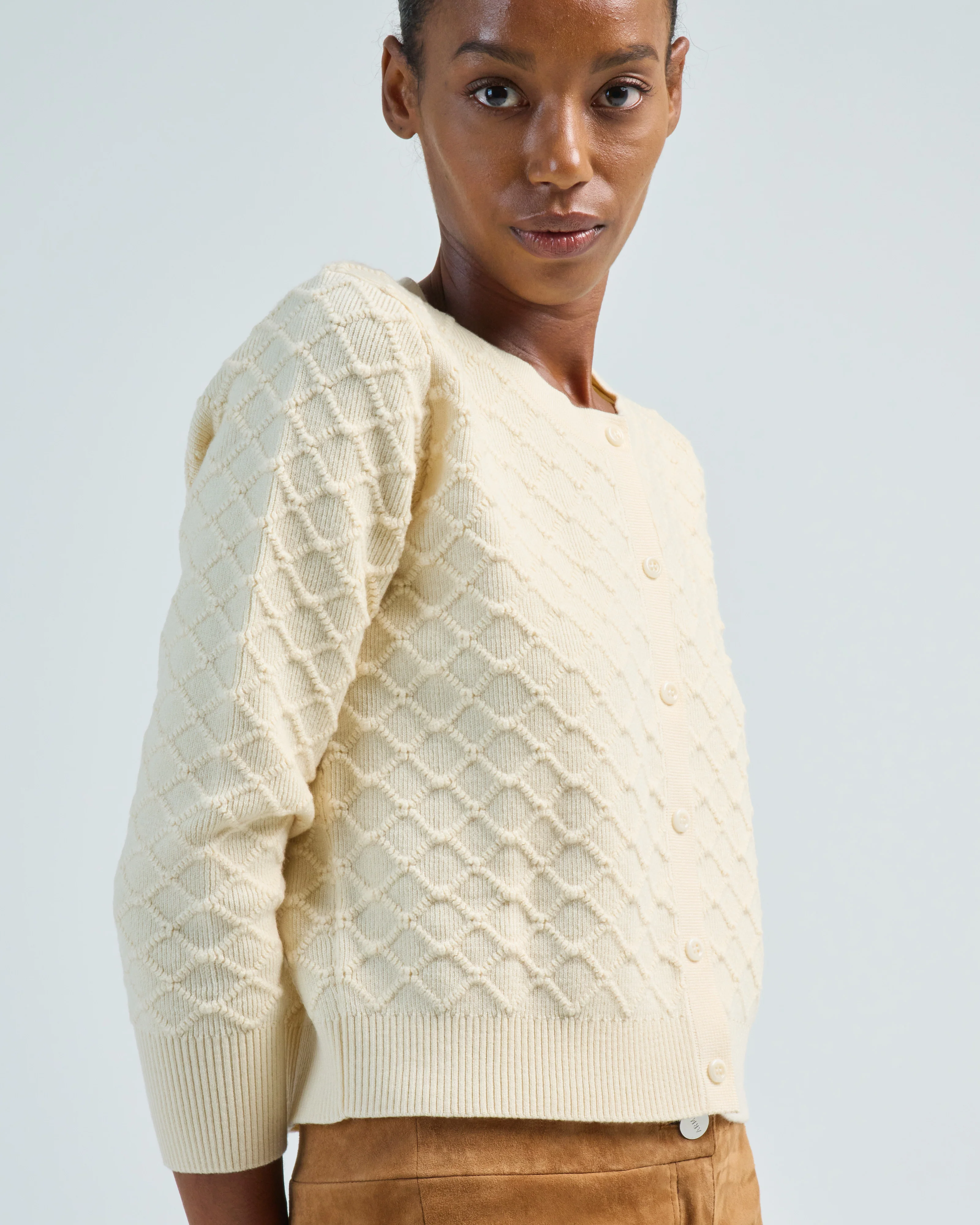 boutis diamond knit mini cardi - Image 5