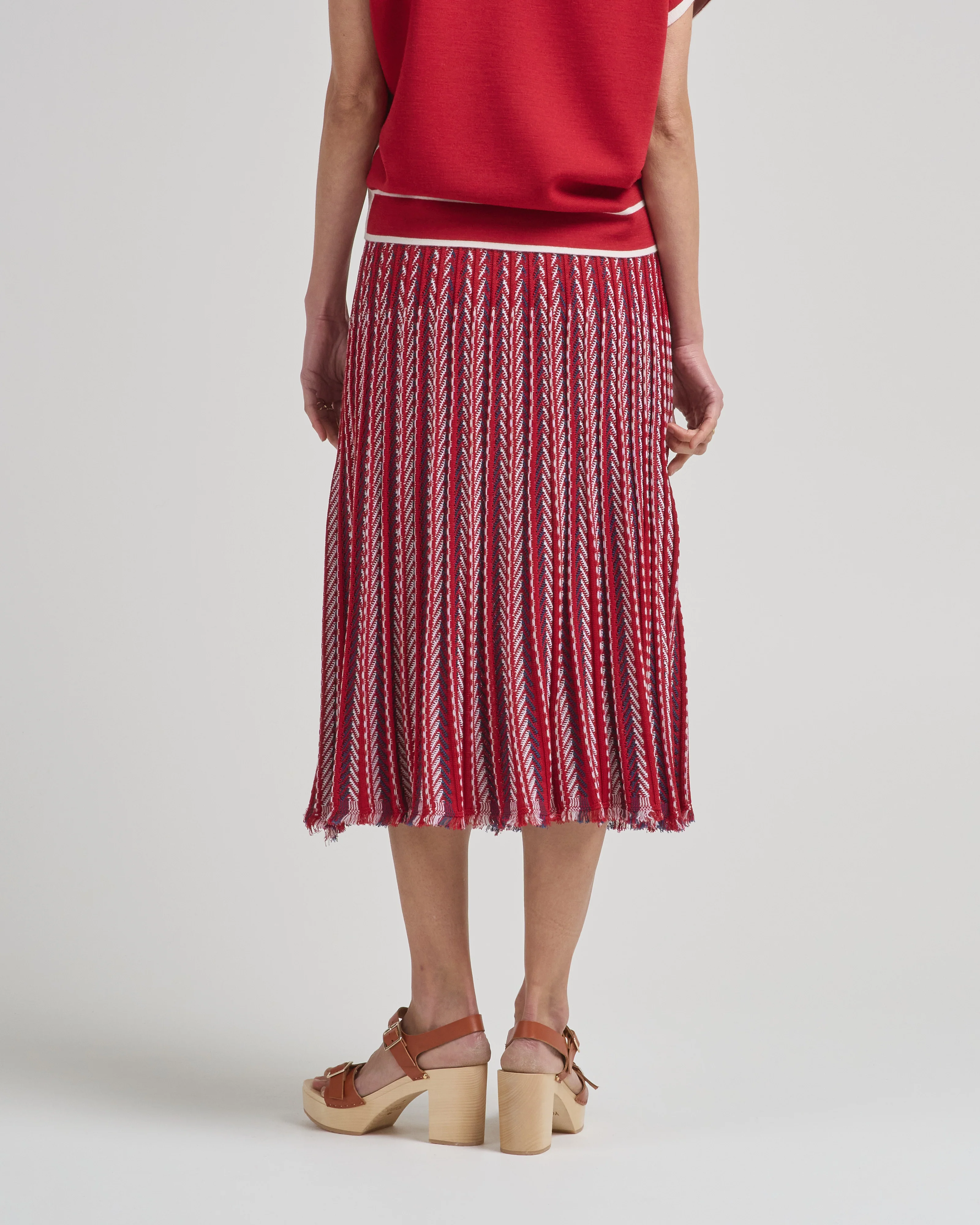 heringbone knit skirt - Image 4