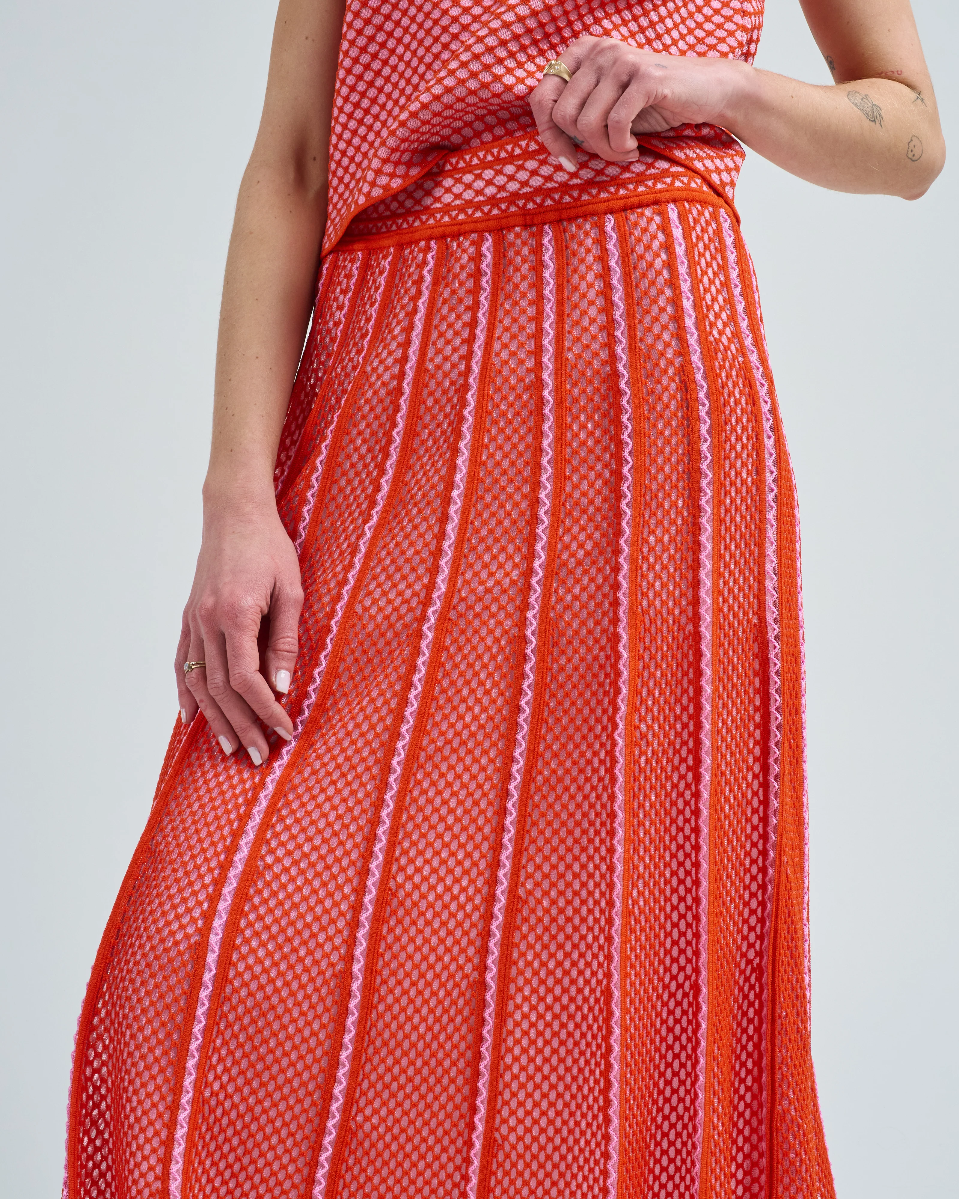 mesh midi skirt - Image 2