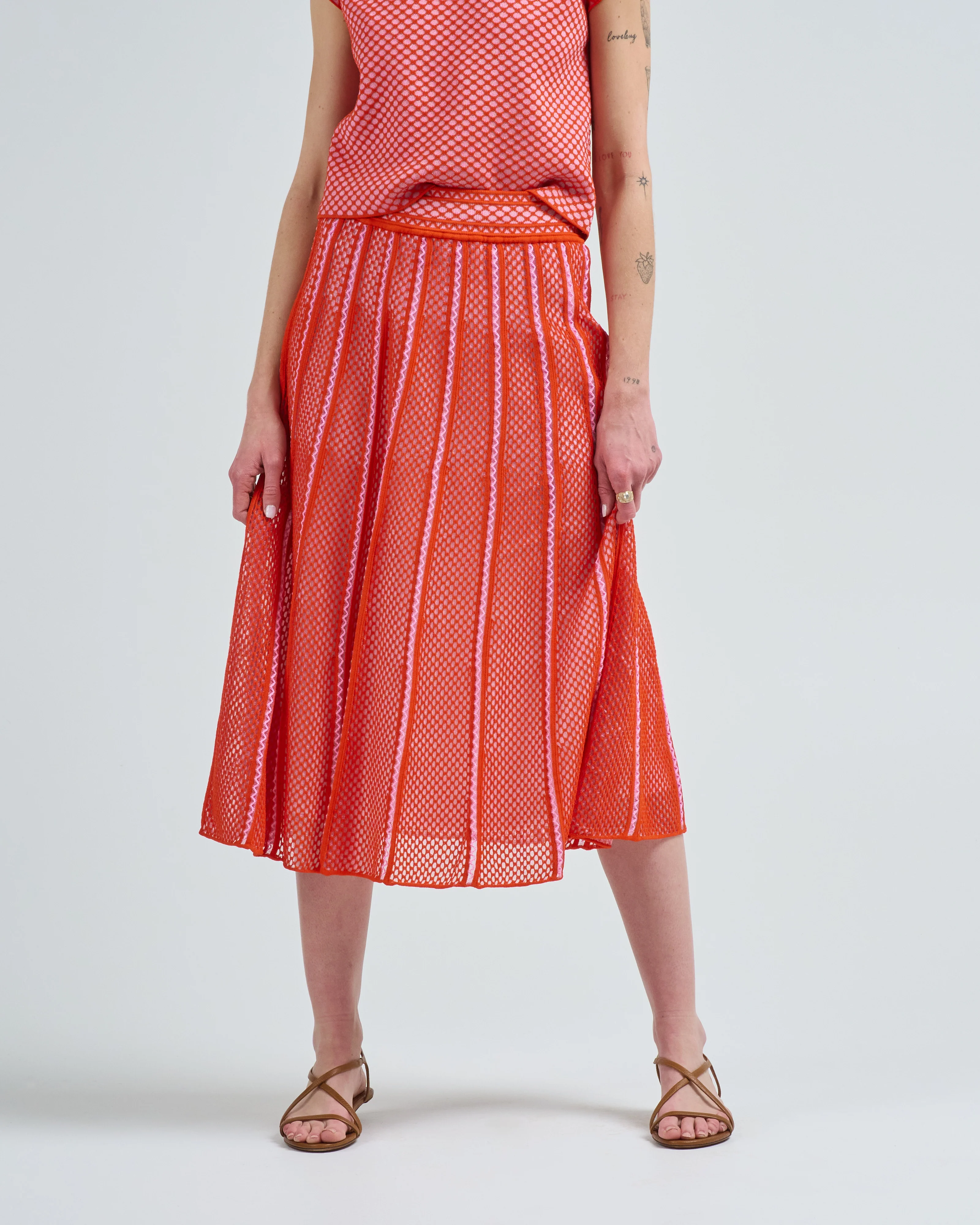 mesh midi skirt - Image 3