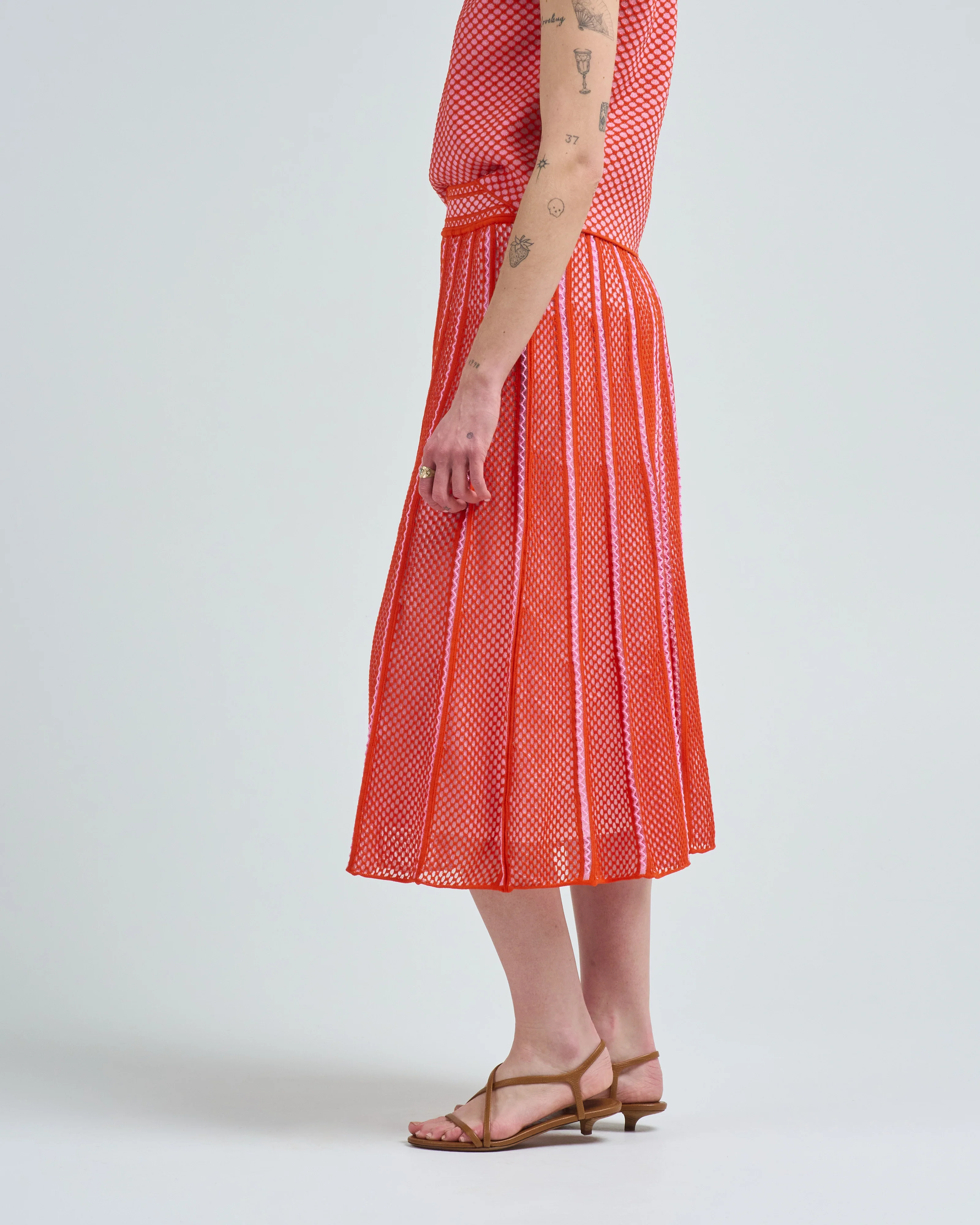 mesh midi skirt - Image 4