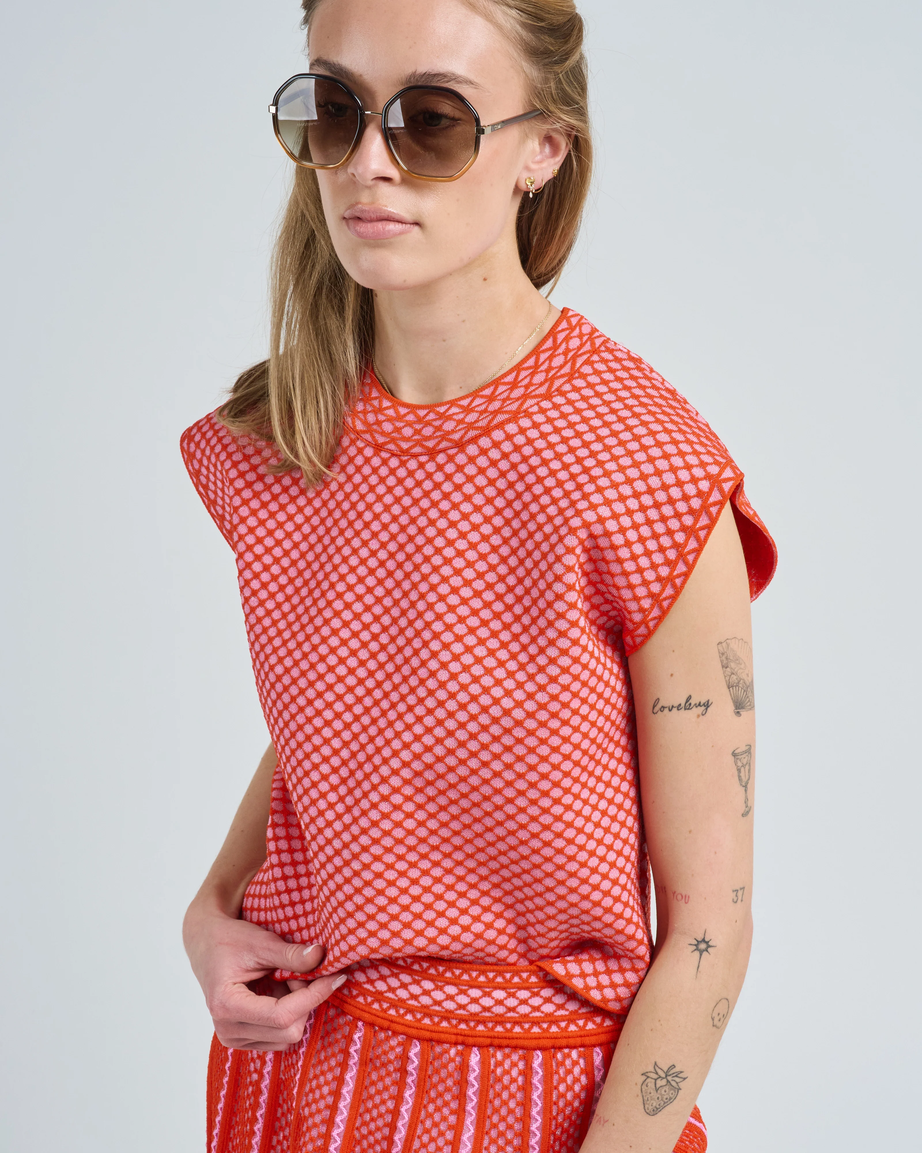 mesh structured top - Image 5