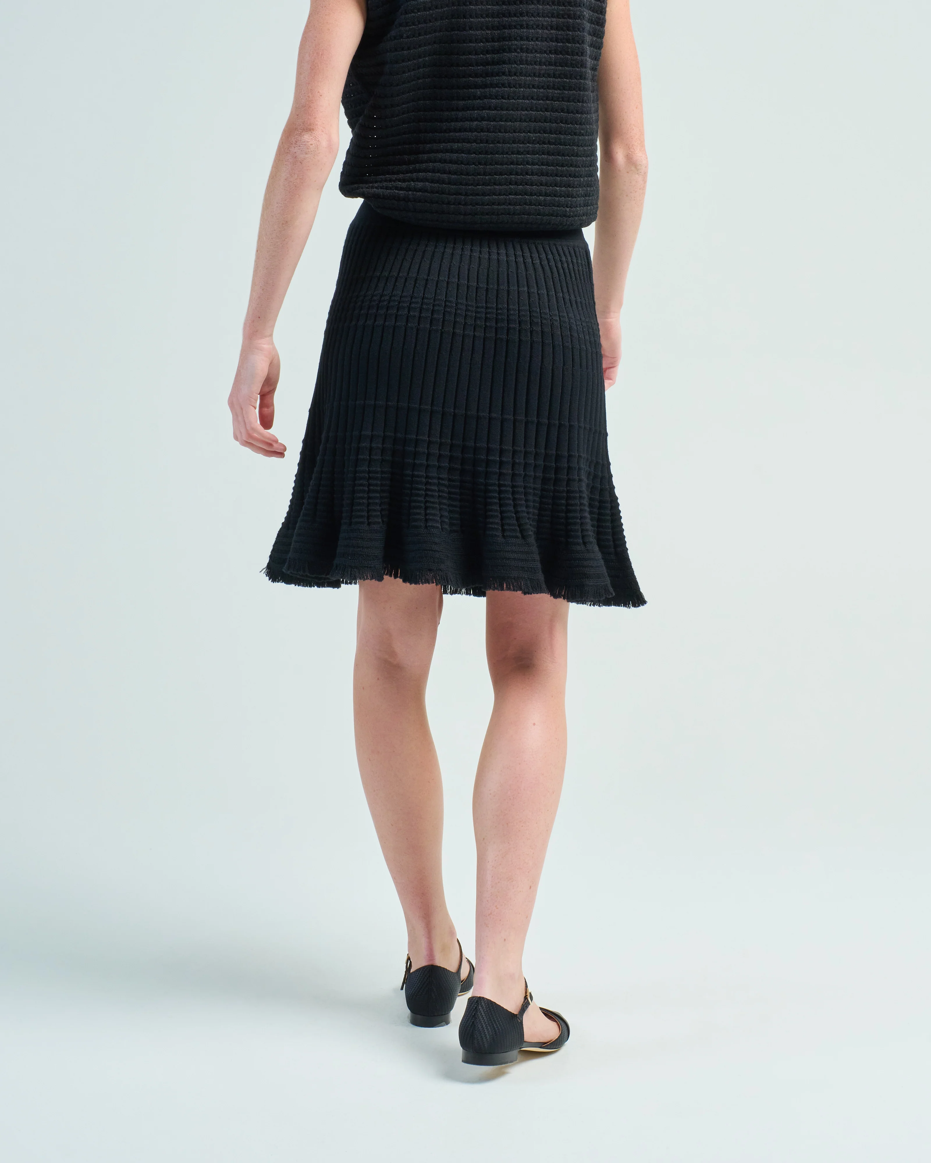 palmita fringed mini skirt - Image 4