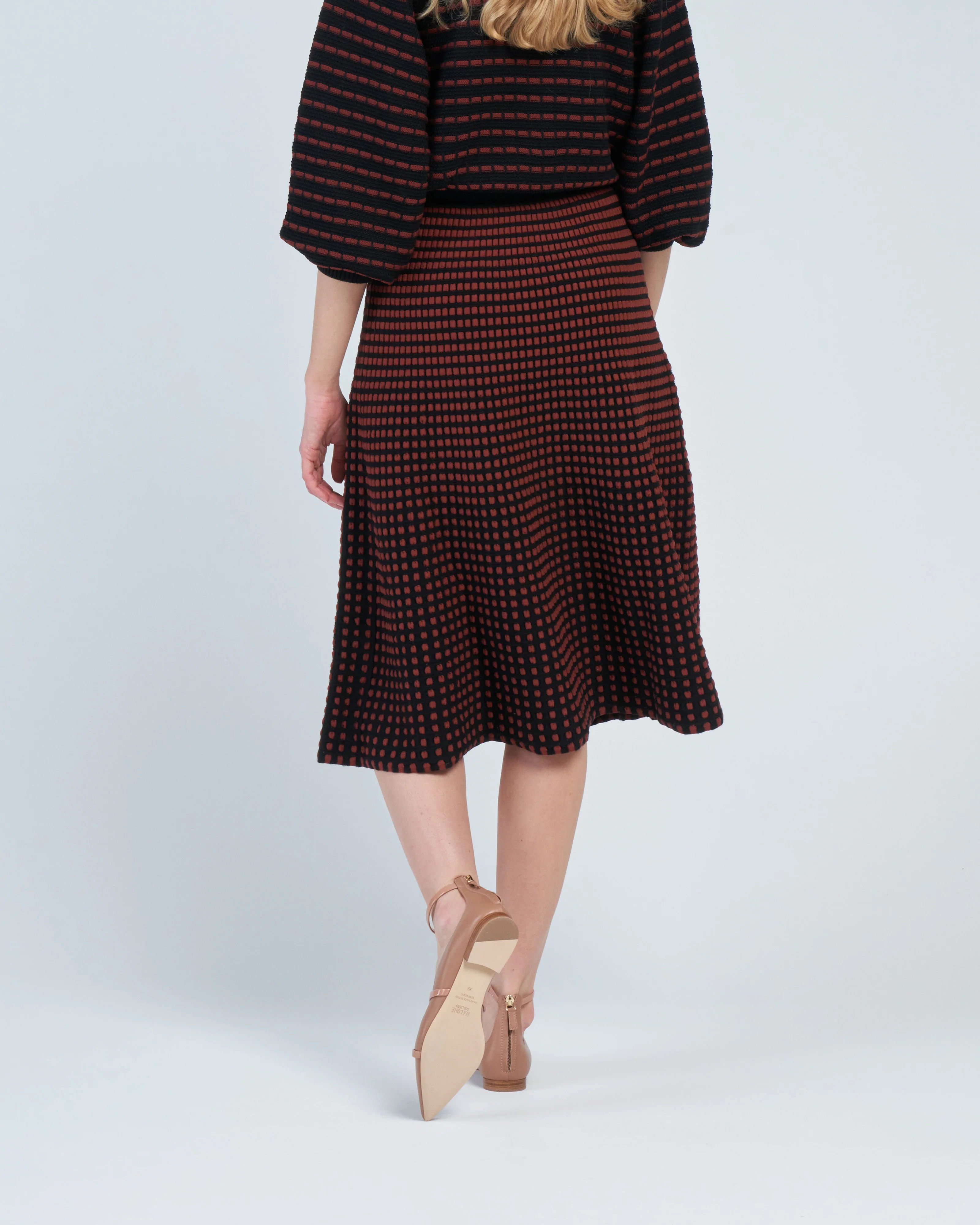 pearl stitch knit skirt - Image 4
