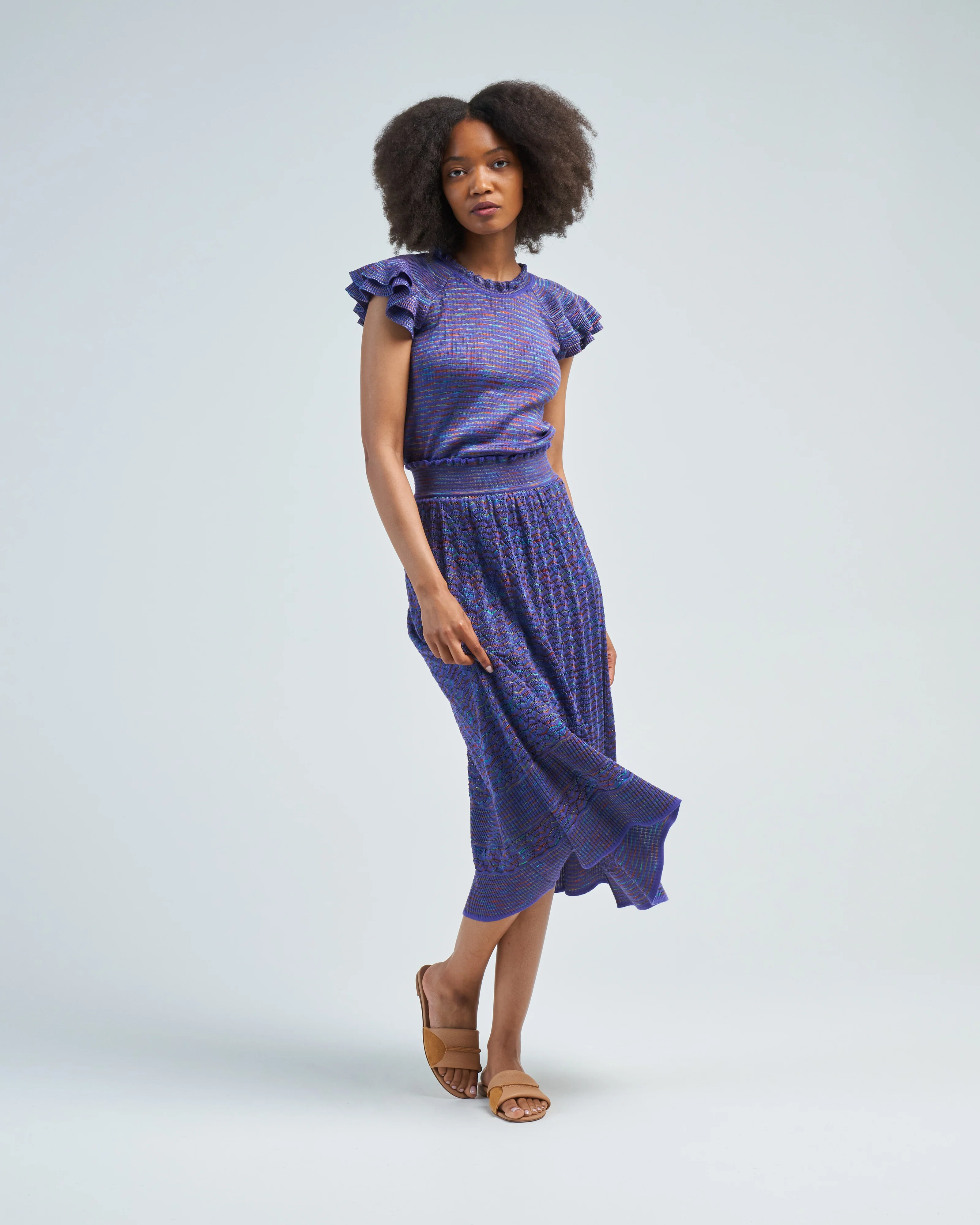 romantic ruffled raglan top - Image 2