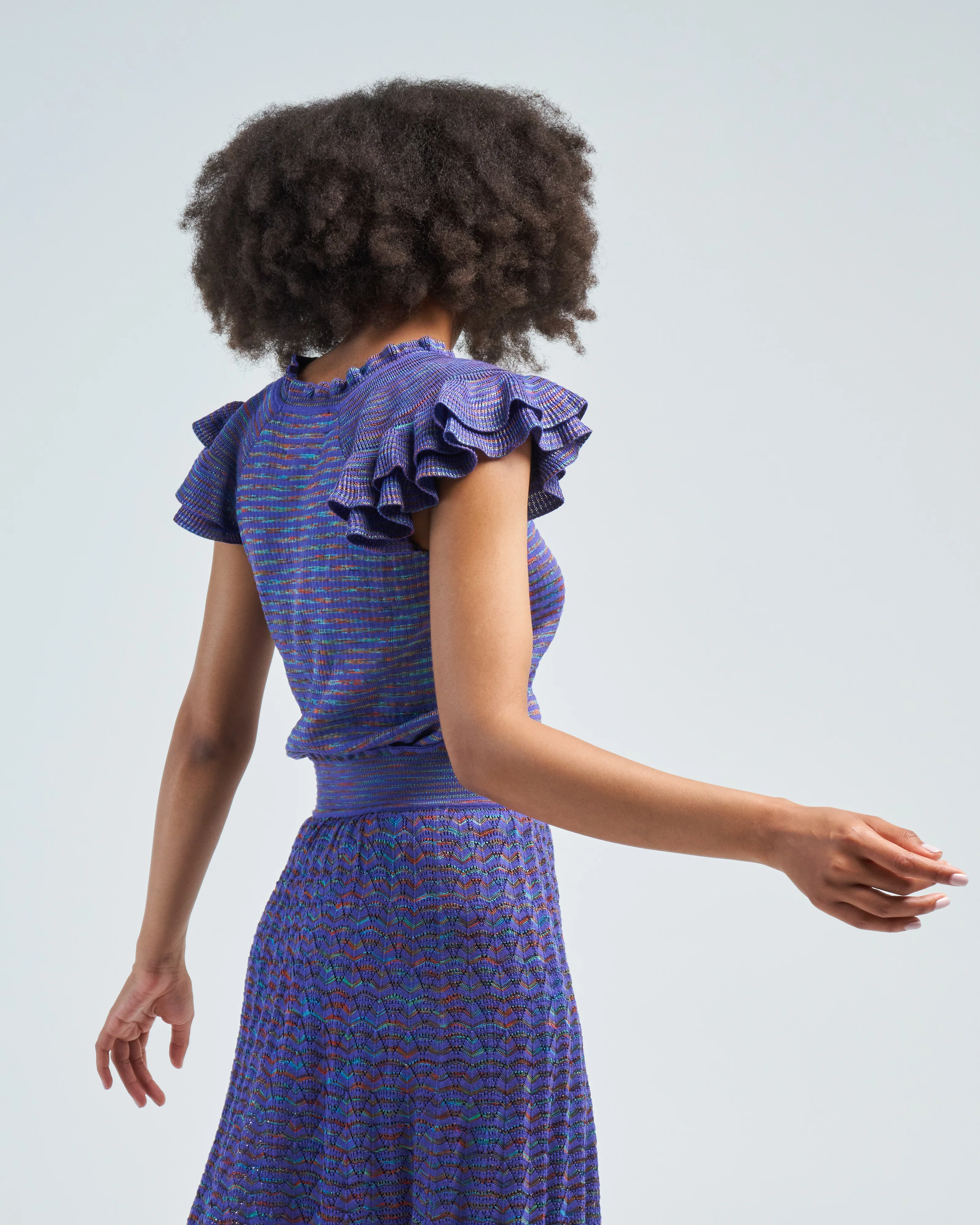 romantic ruffled raglan top - Image 4