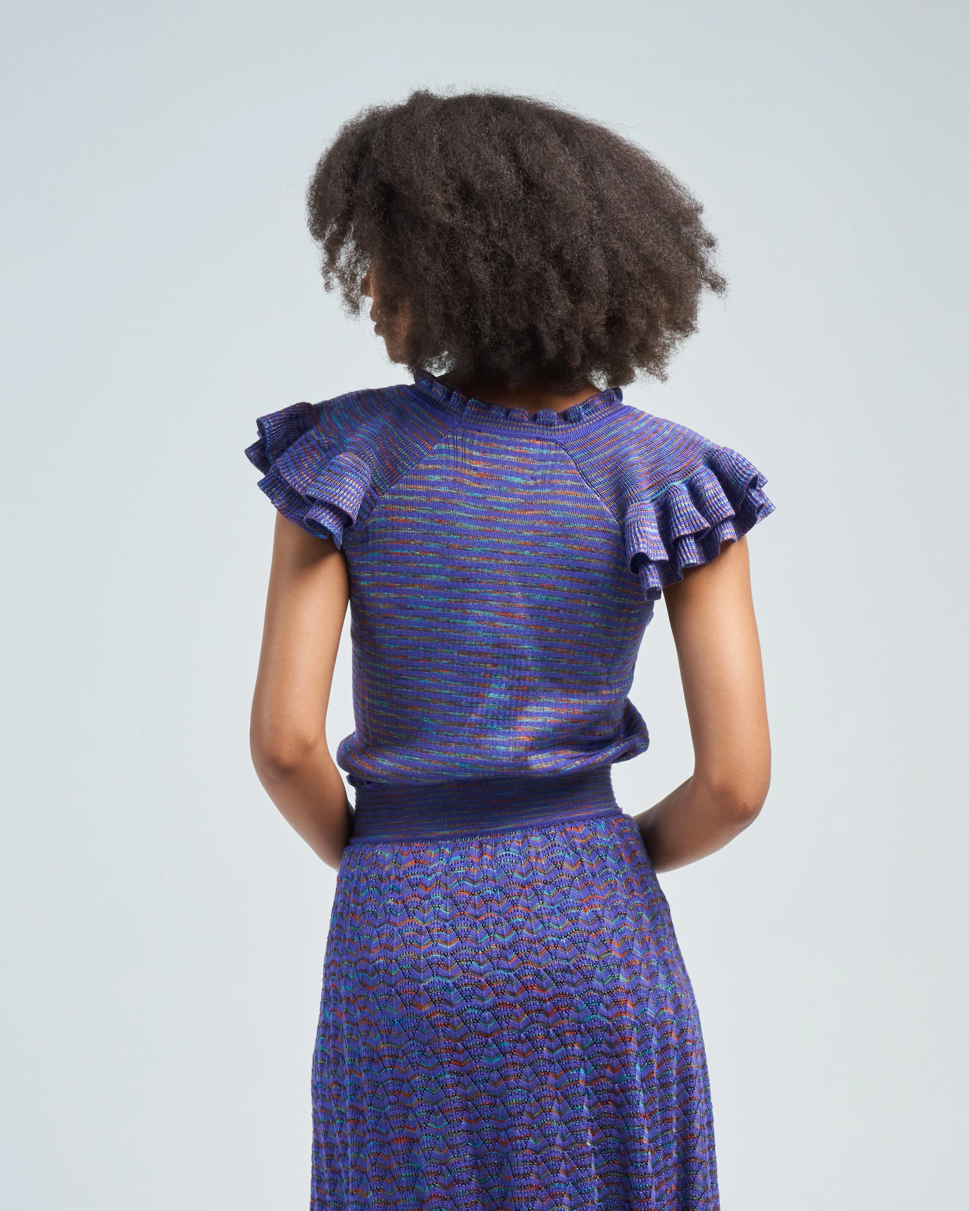 romantic ruffled raglan top - Image 5