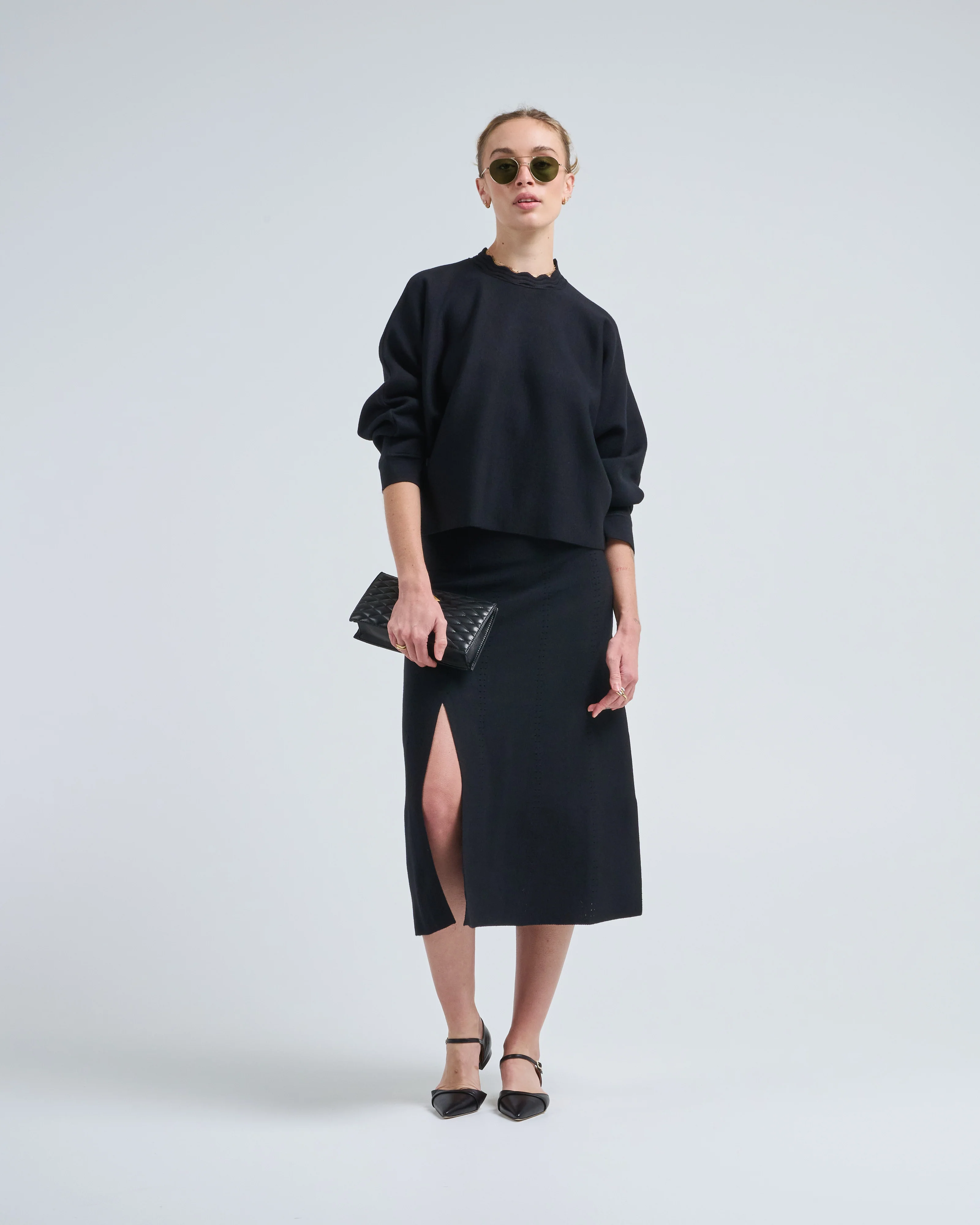 skirt with slit