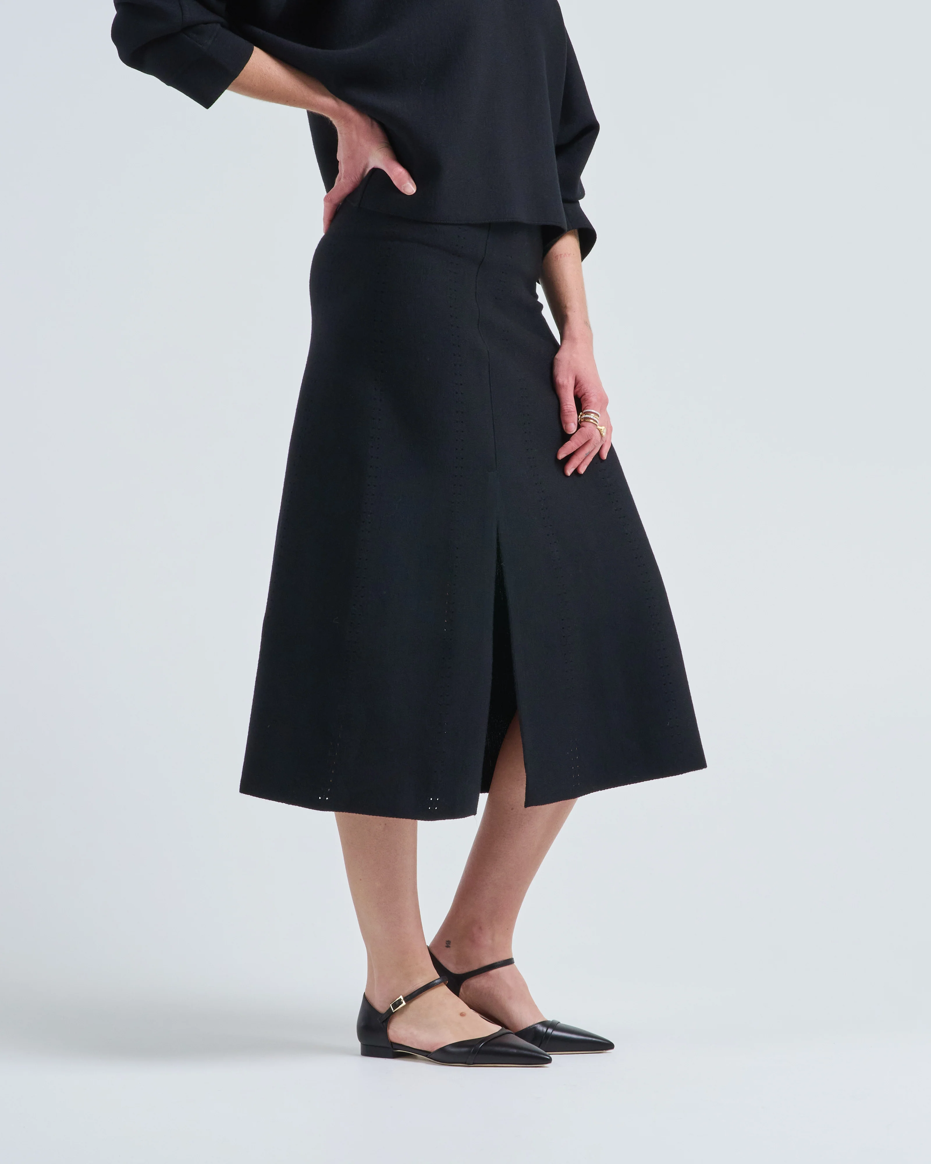 skirt with slit - Image 4