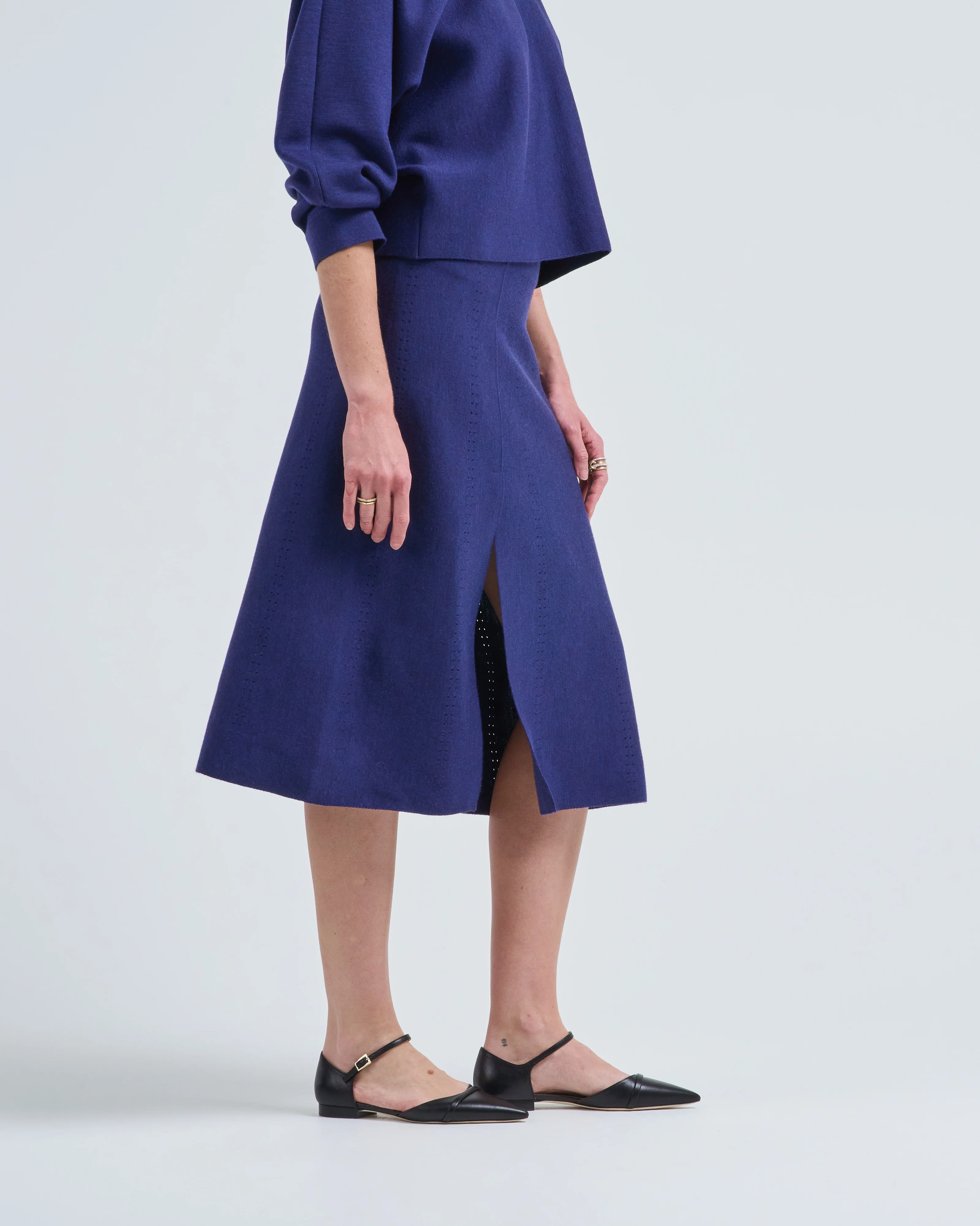 skirt with slit - Image 3