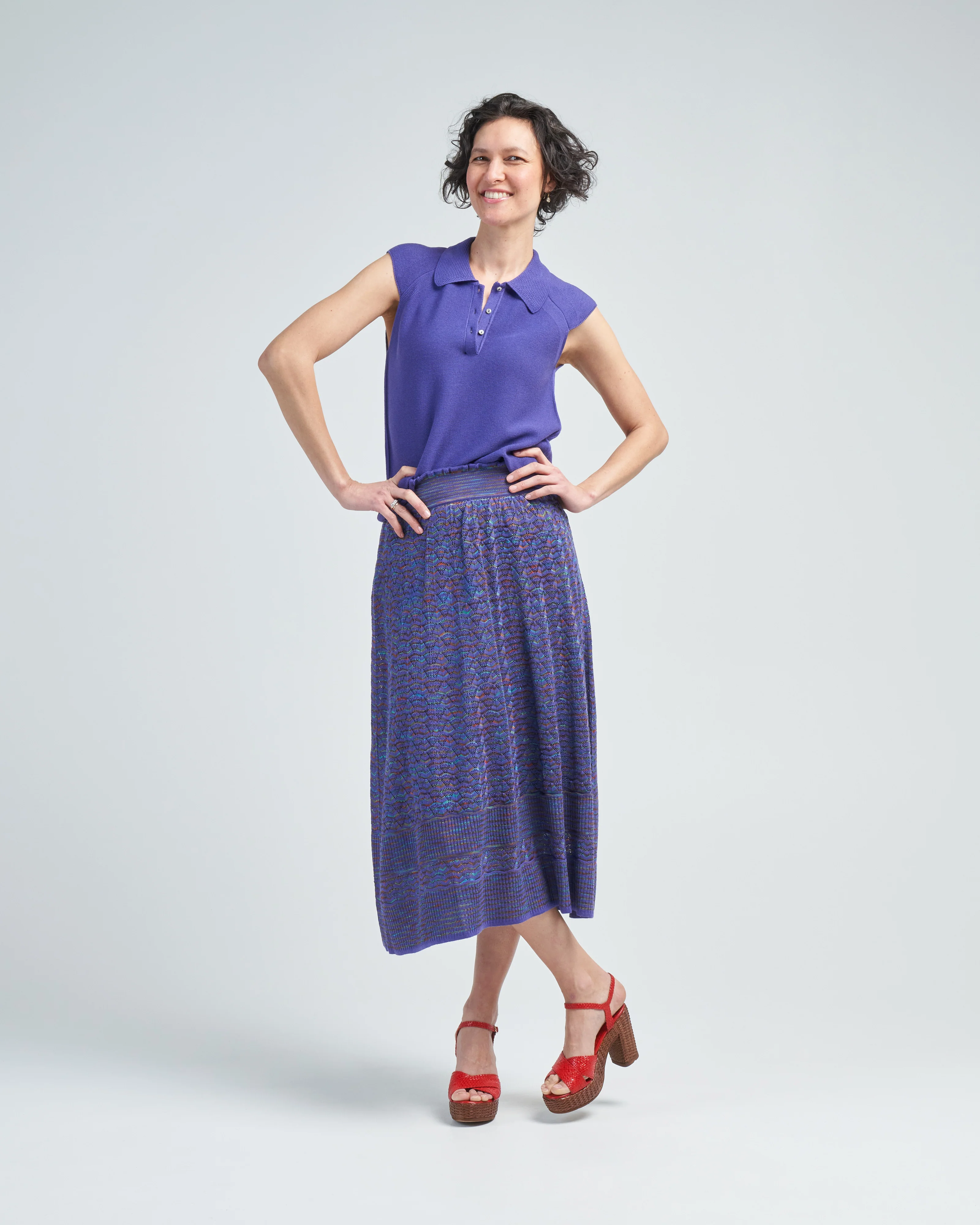 sleeveless knit polo - Image 5