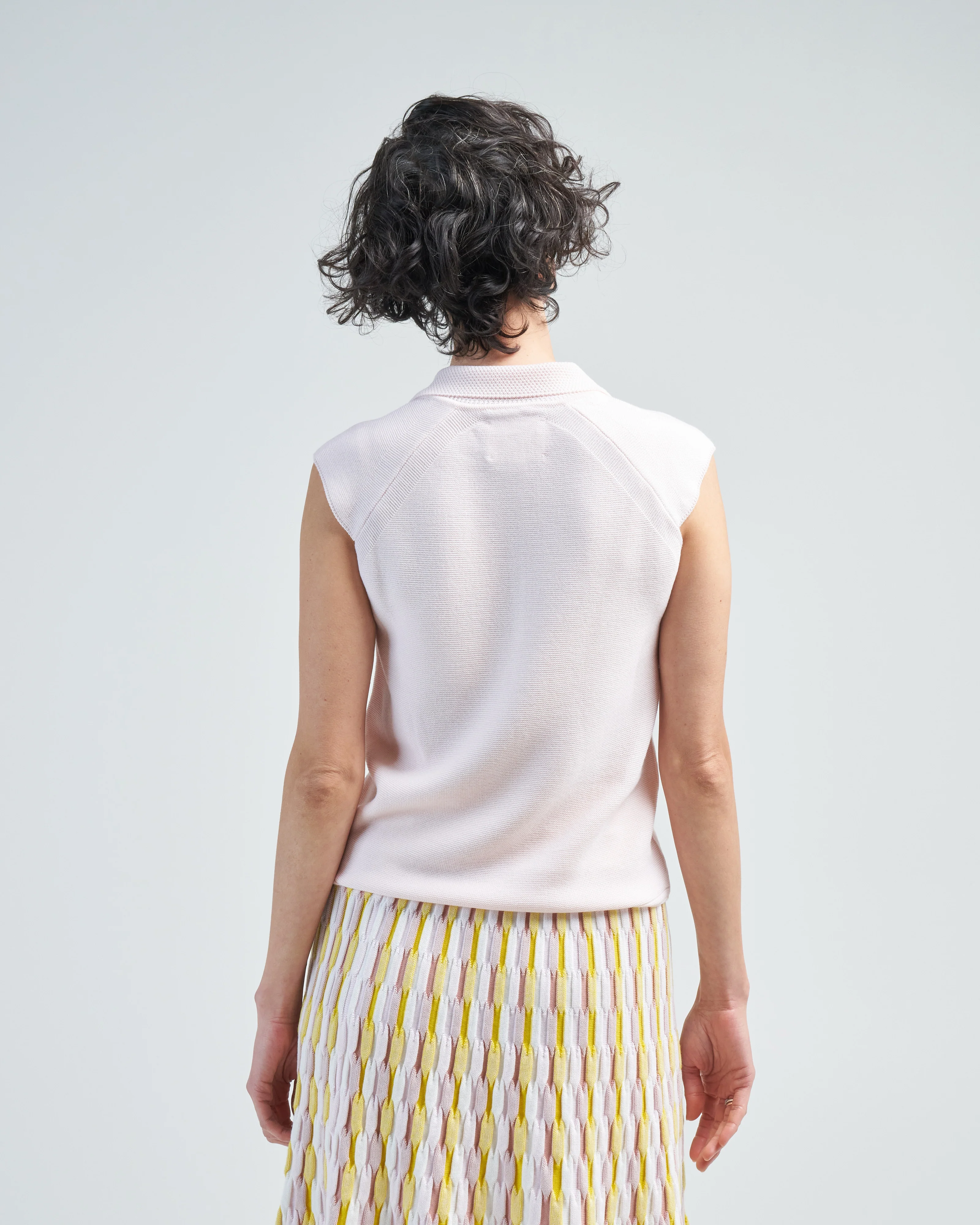 sleeveless knit polo - Image 4