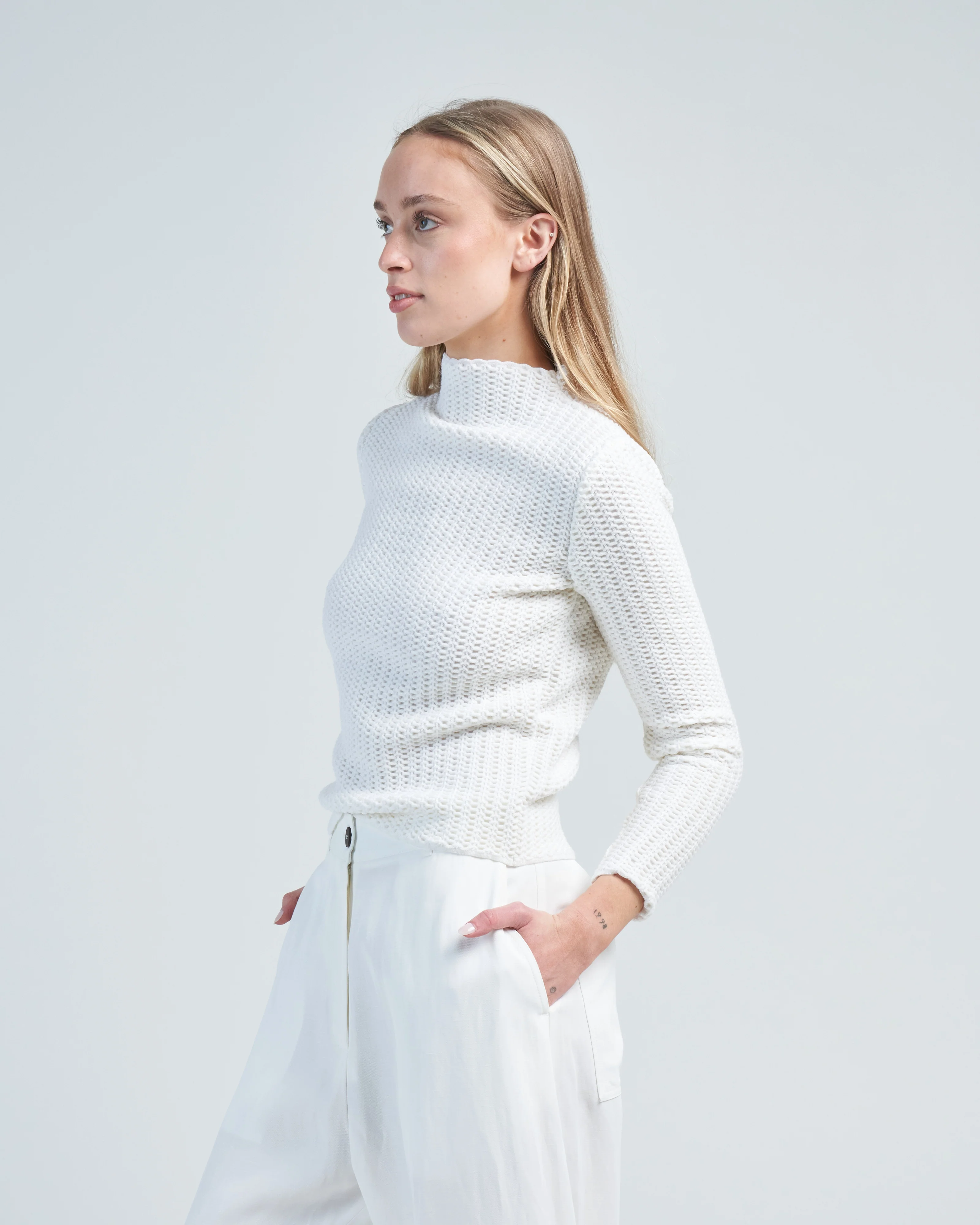 smock knit couture long sleeve - Image 4