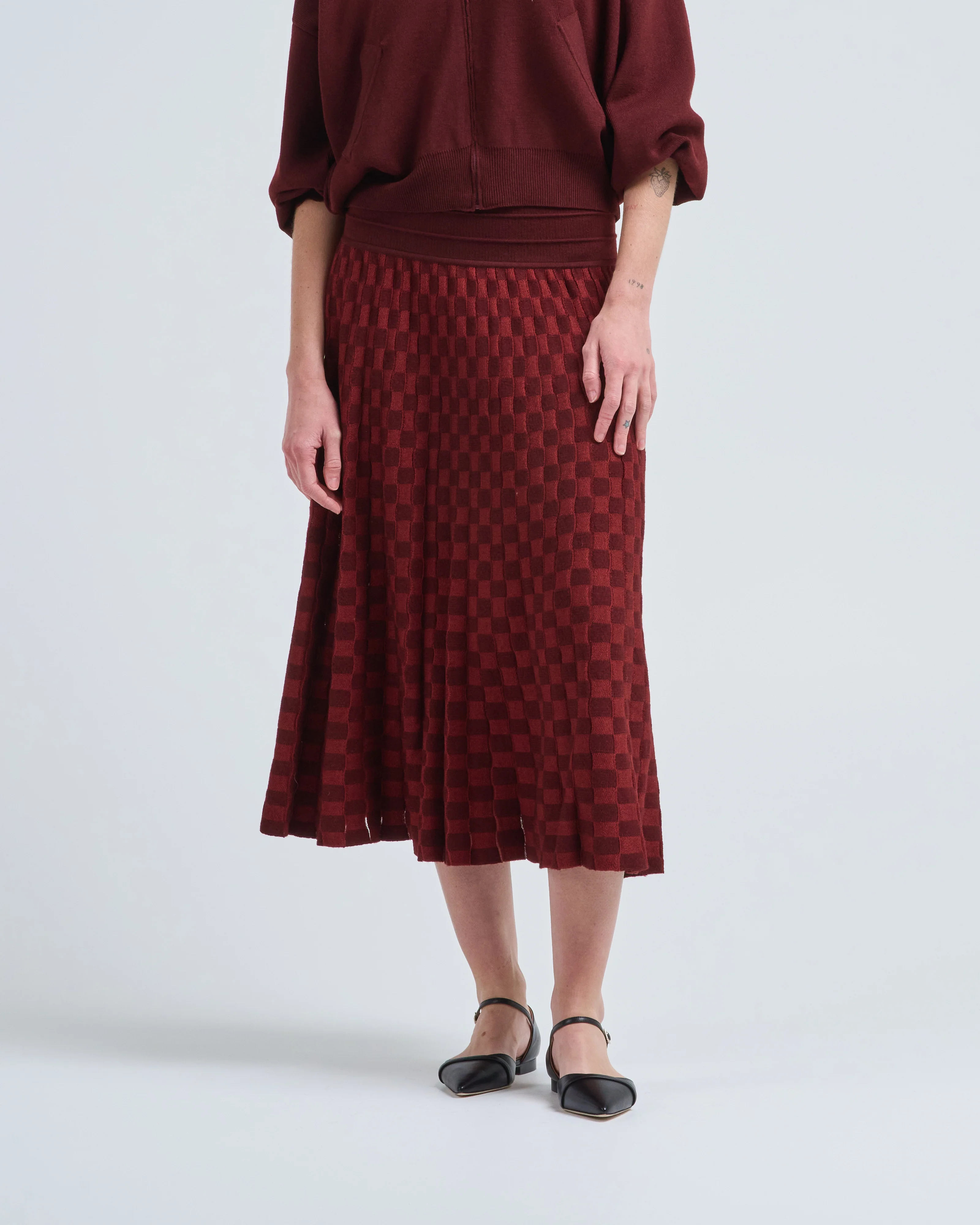 textured skirt - Image 2