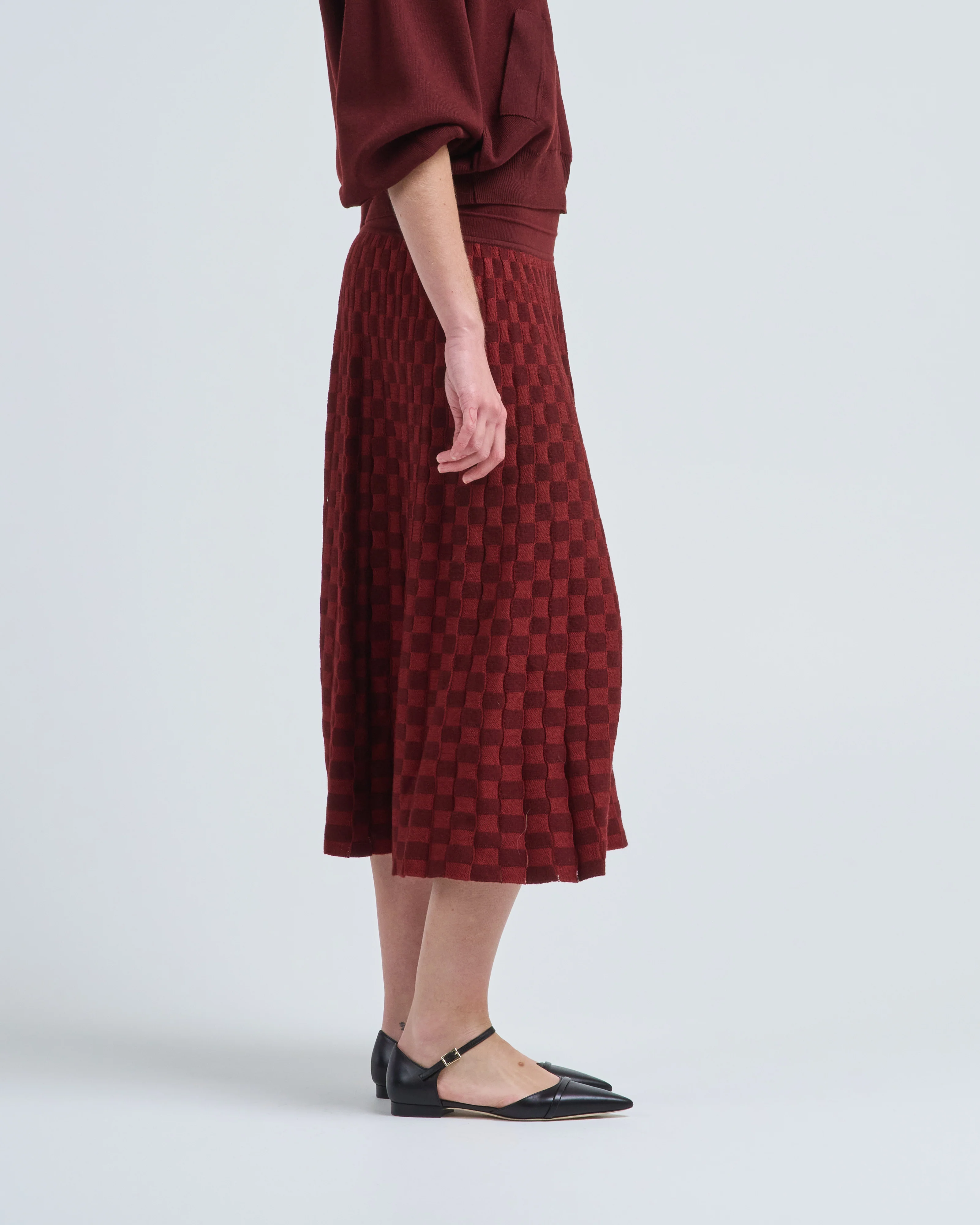 textured skirt - Image 4