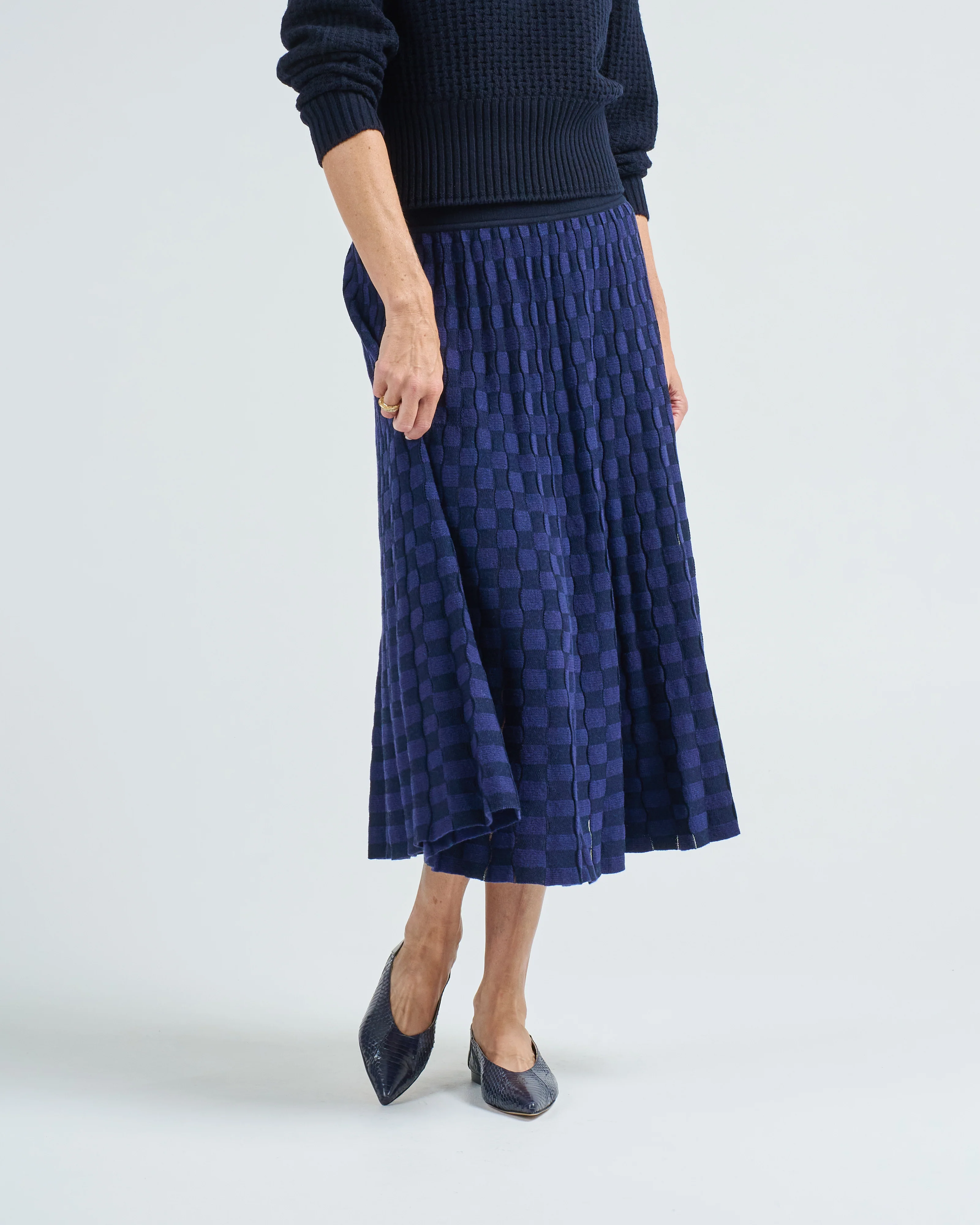 textured skirt - Image 4