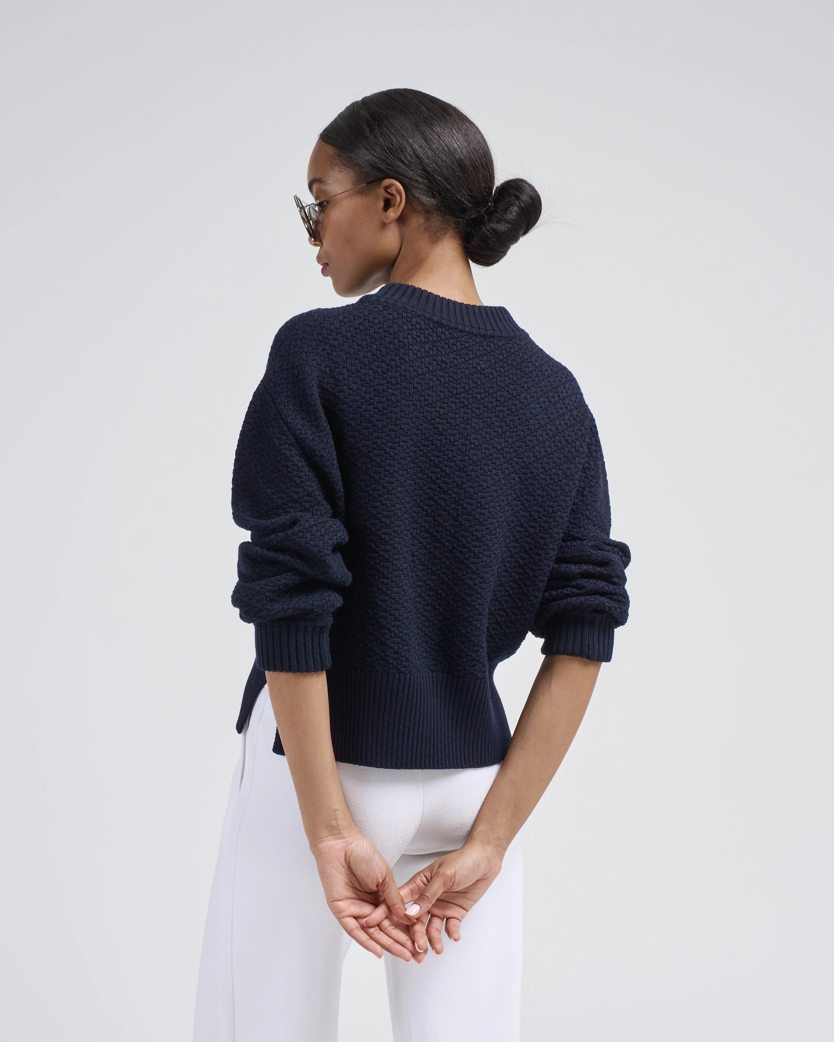vintage stitch crop sweater - Image 5