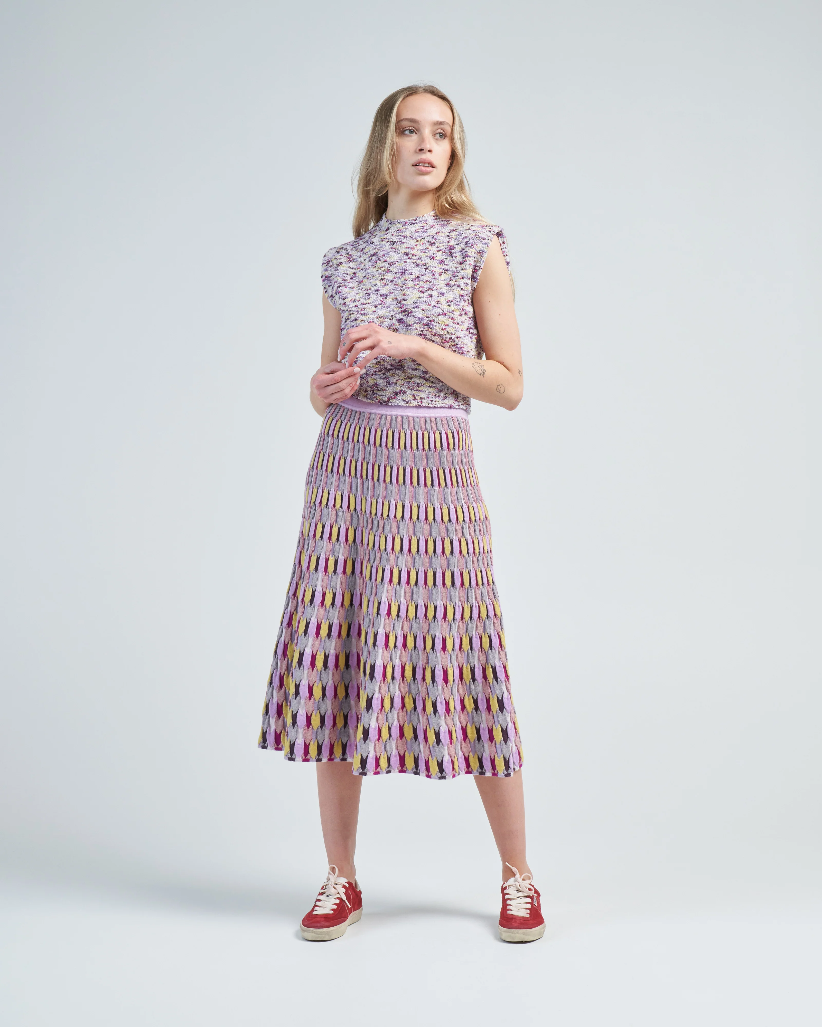 zellige stitch couture skirt - Image 3