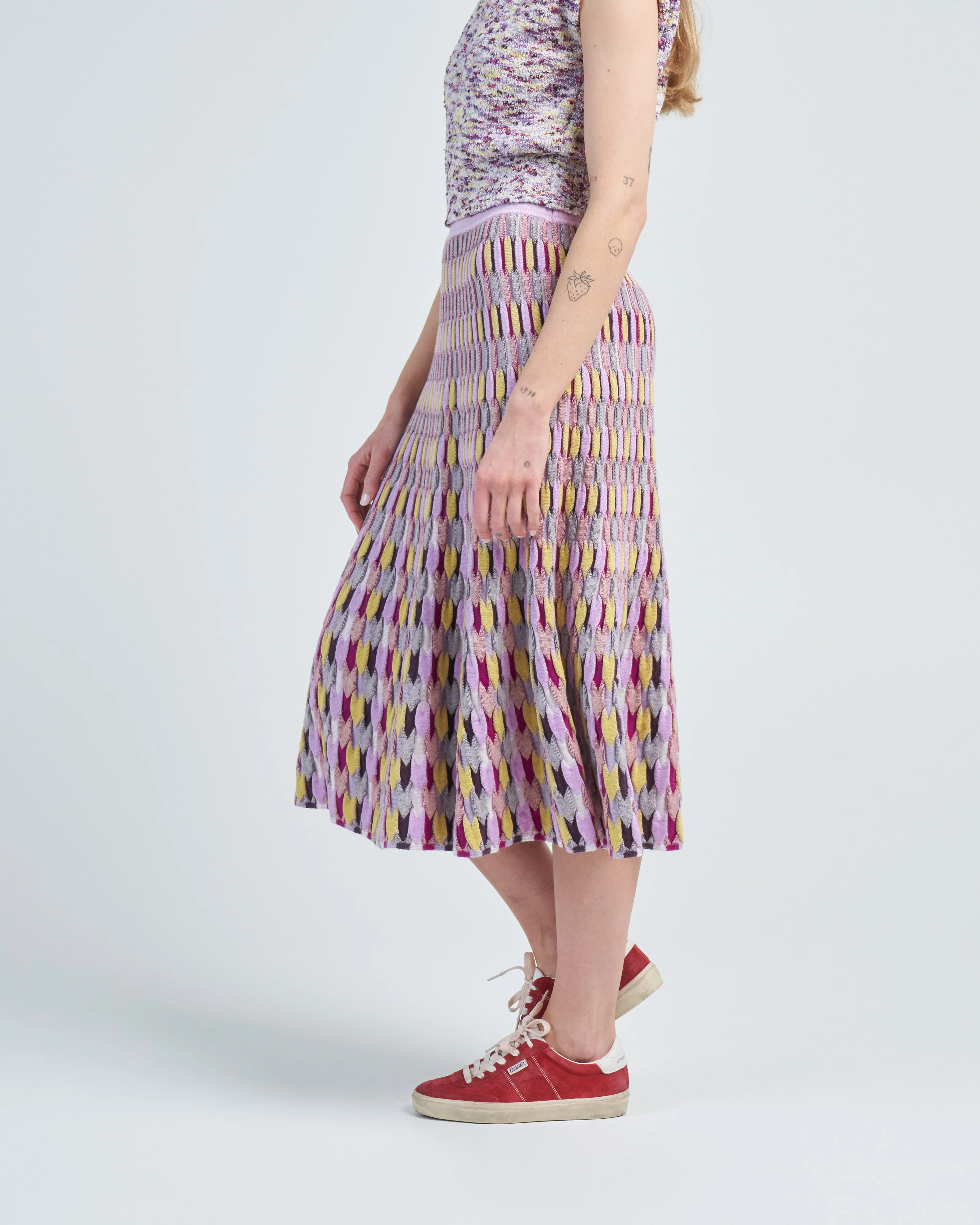 zellige stitch couture skirt - Image 4