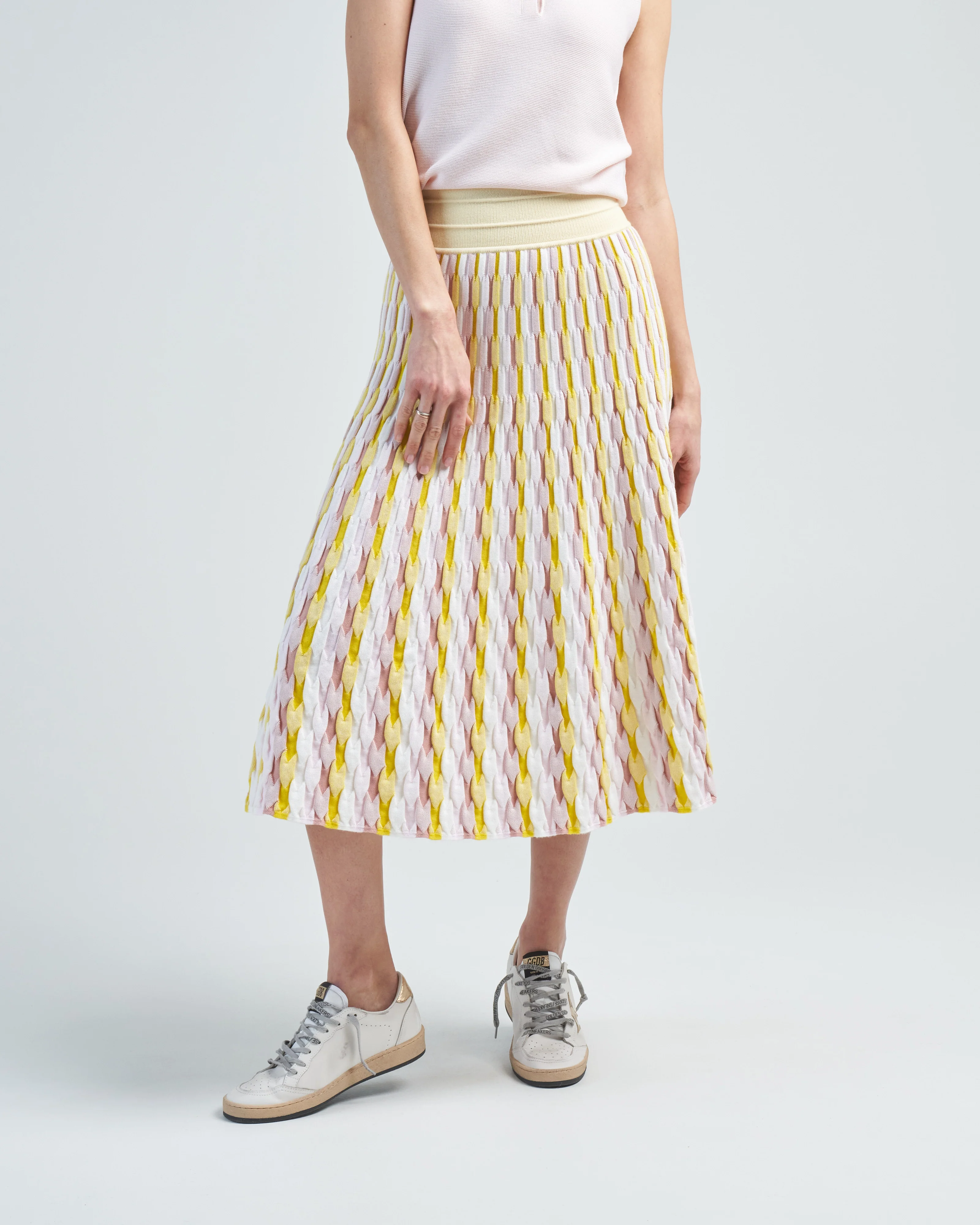 zellige stitch couture skirt - Image 2