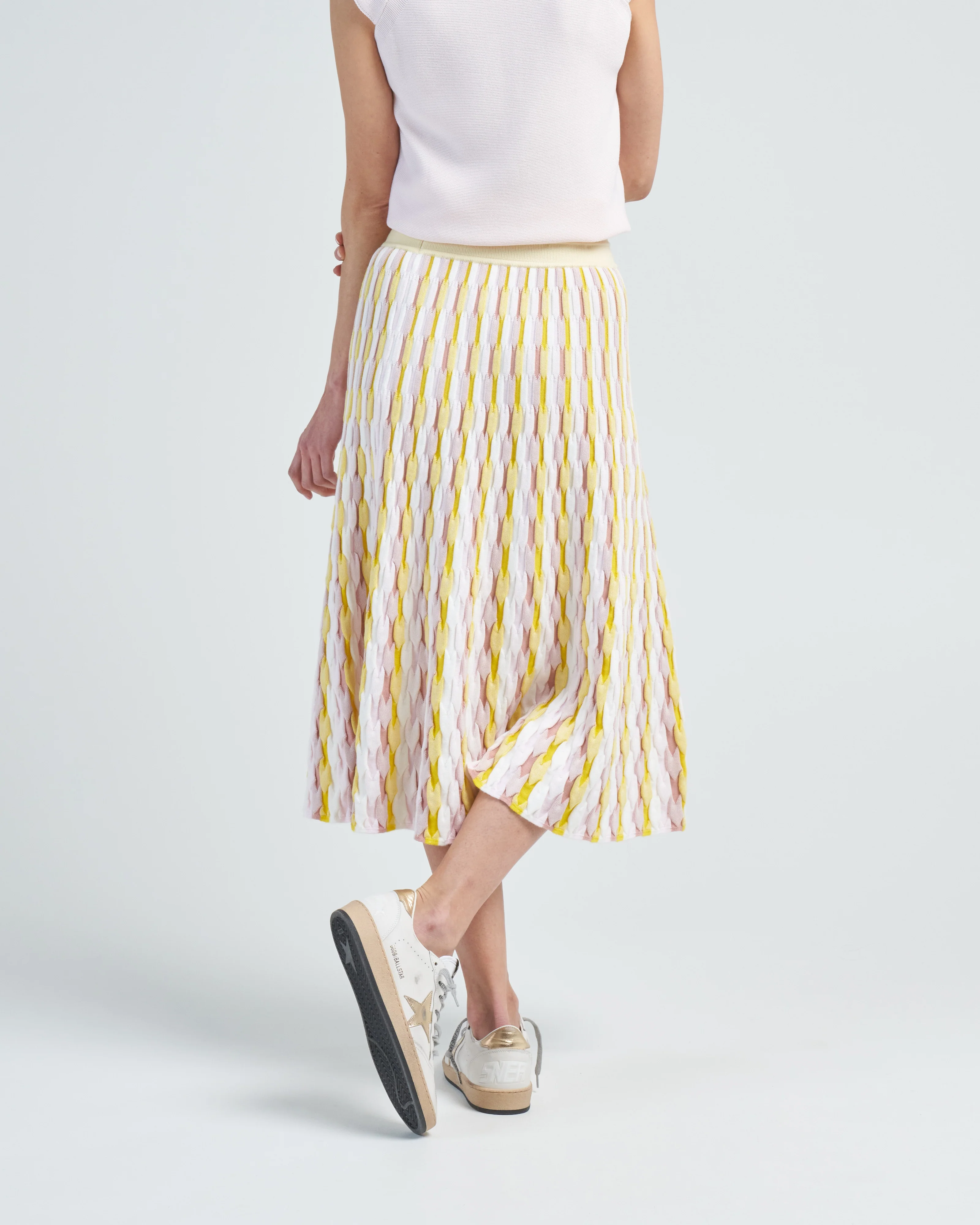 zellige stitch couture skirt - Image 4