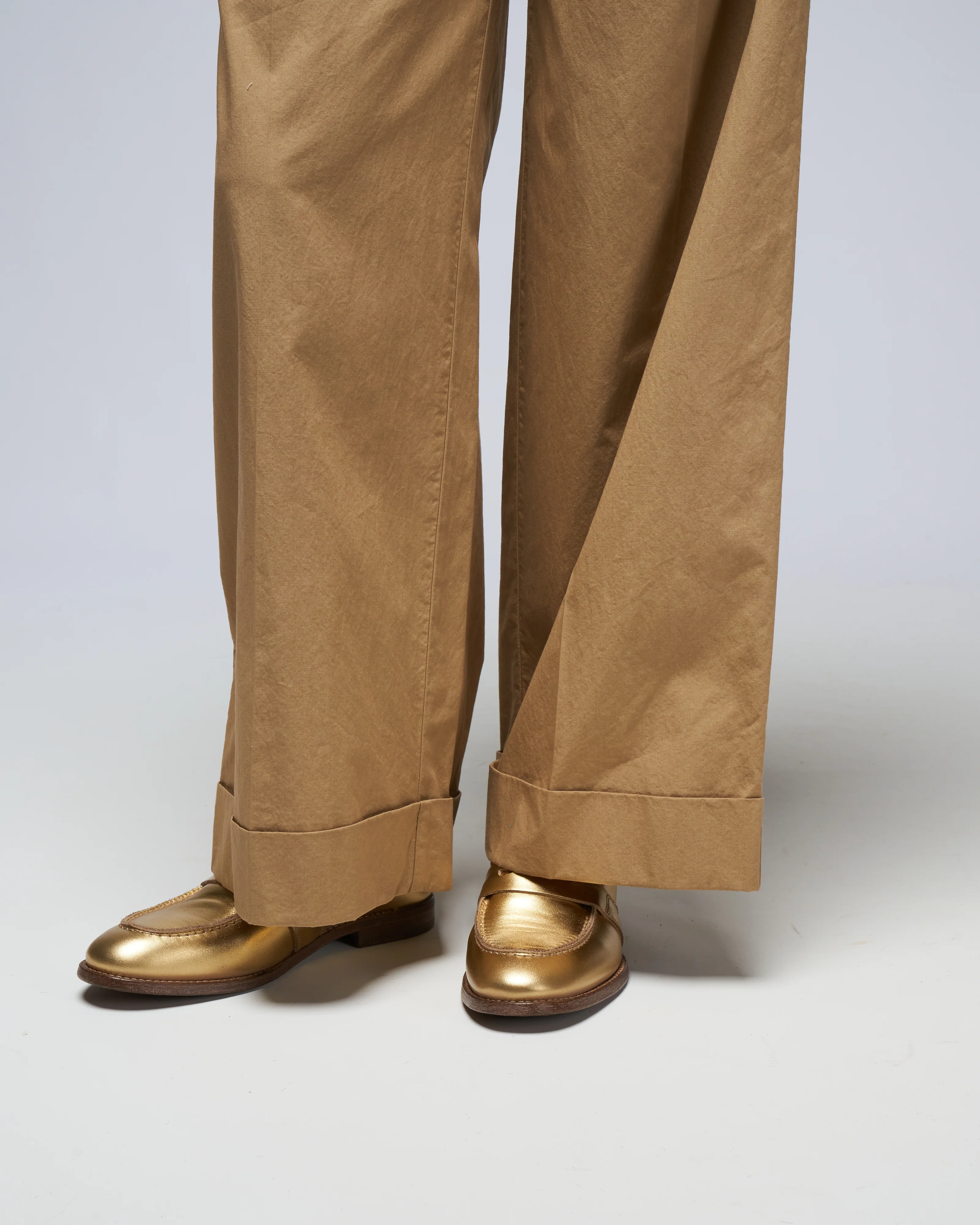 nottingham loafer - gold leather - Image 2