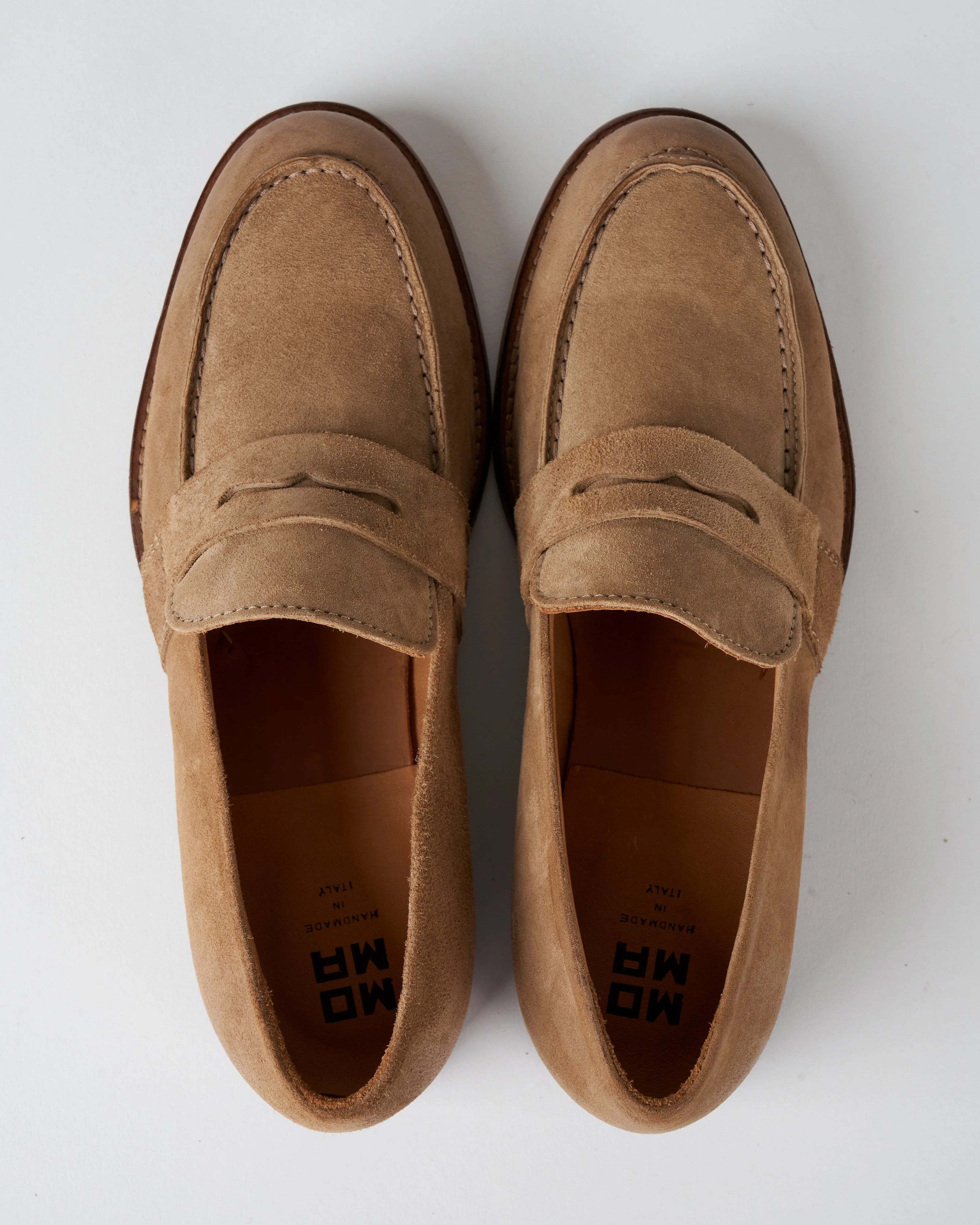 nottingham loafer - sabbia water suede/natural heel - Image 3