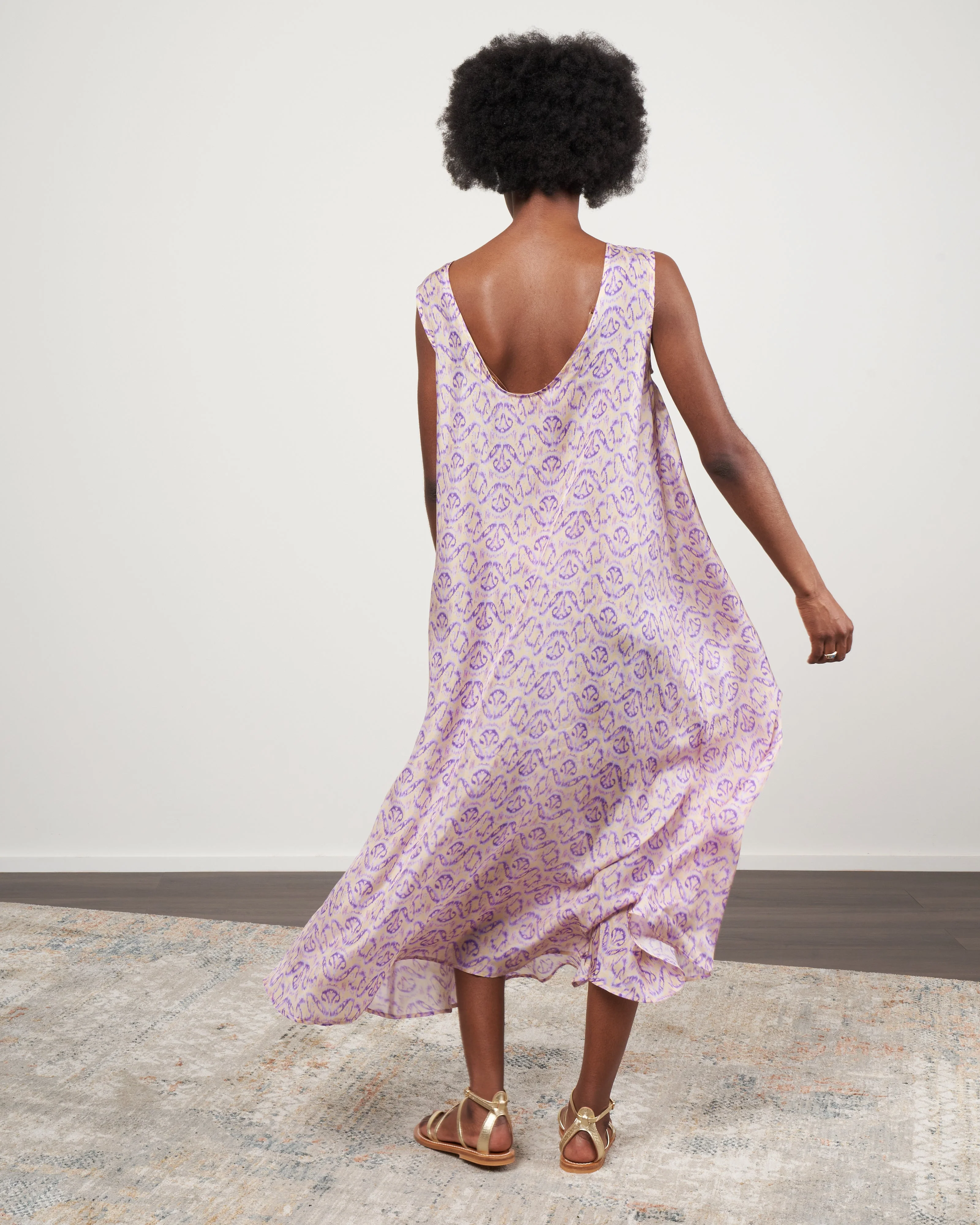 destin dress - lillac/beige - Image 3