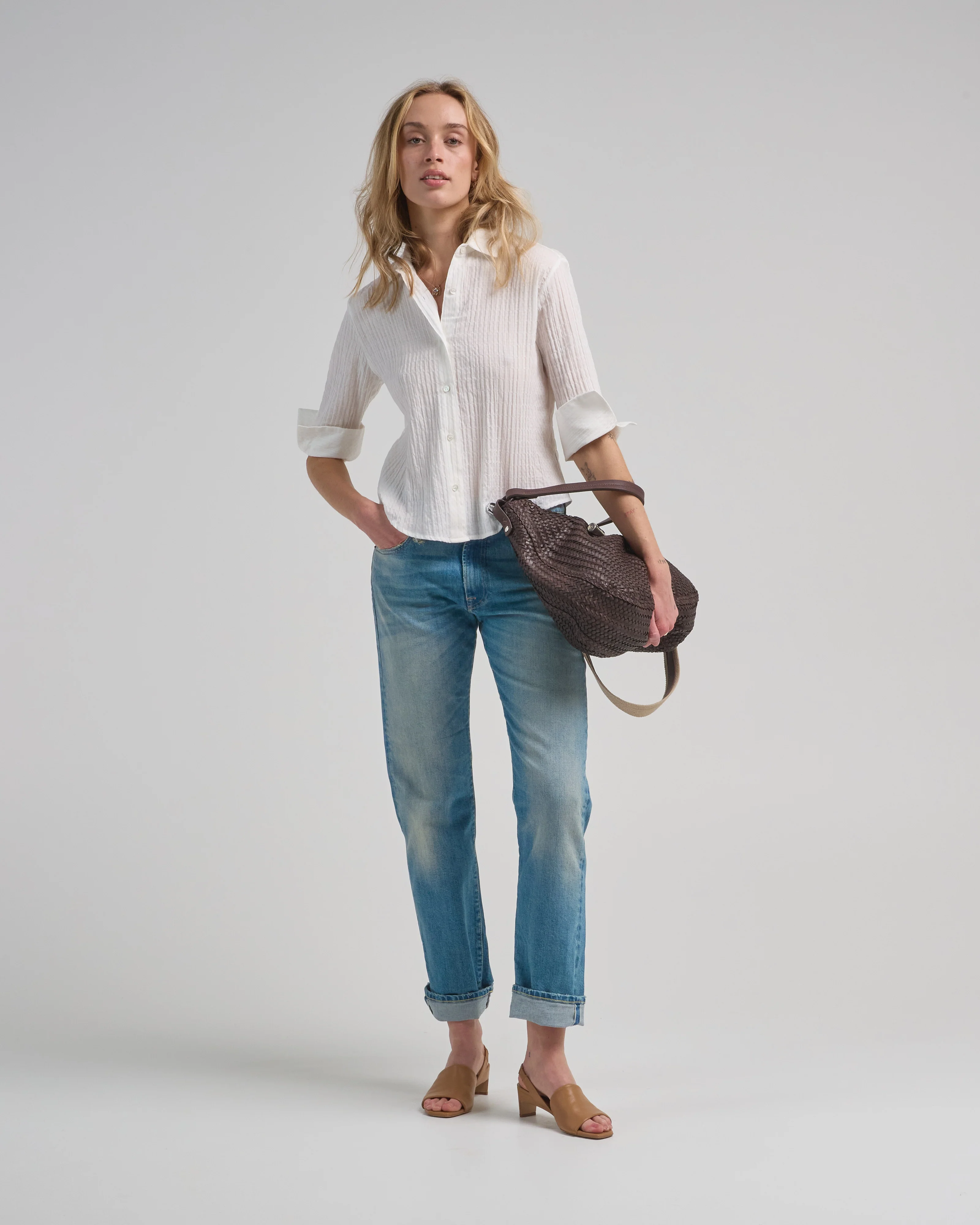 camille 3/4 sleeve shirt - Image 2
