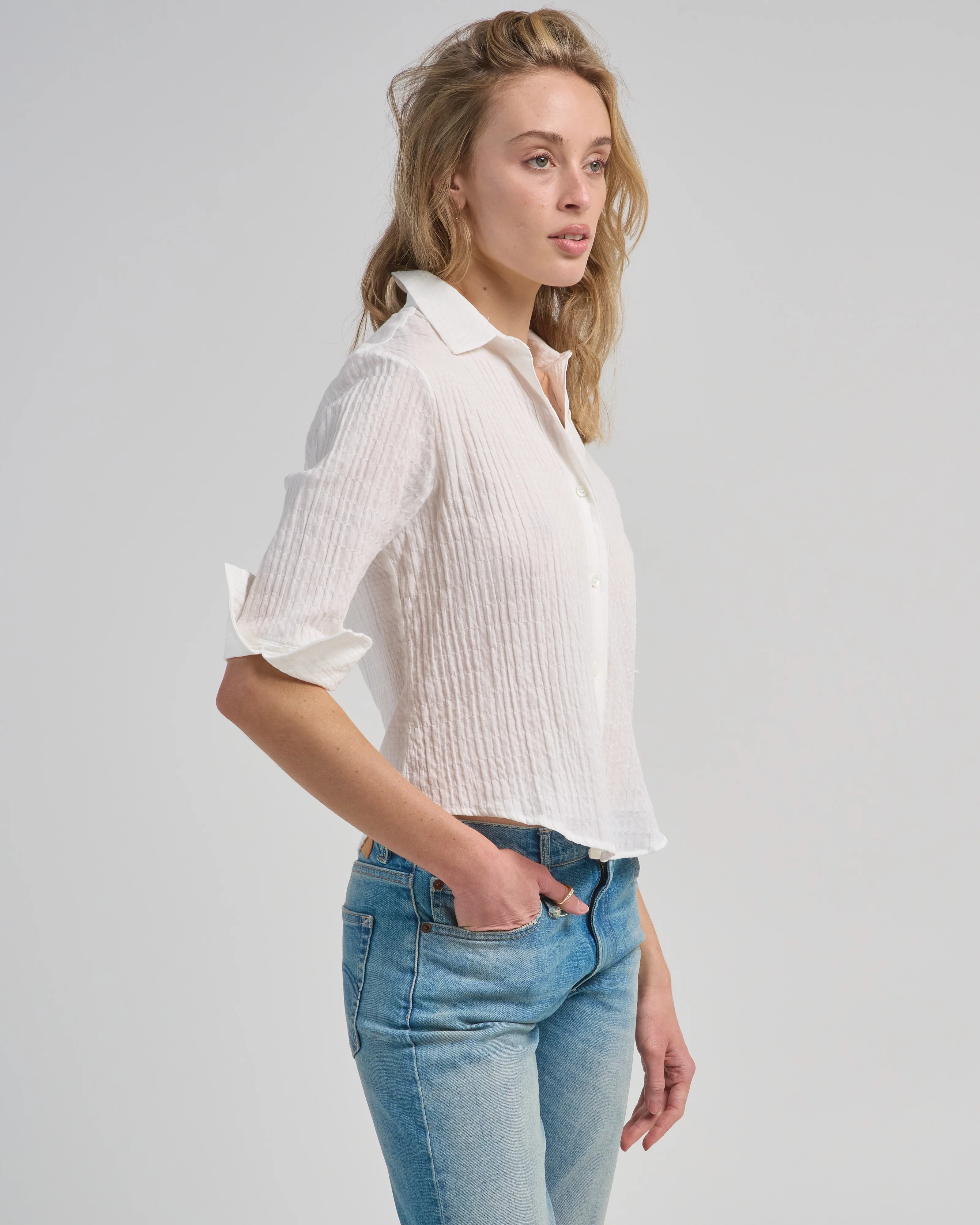 camille 3/4 sleeve shirt - Image 4