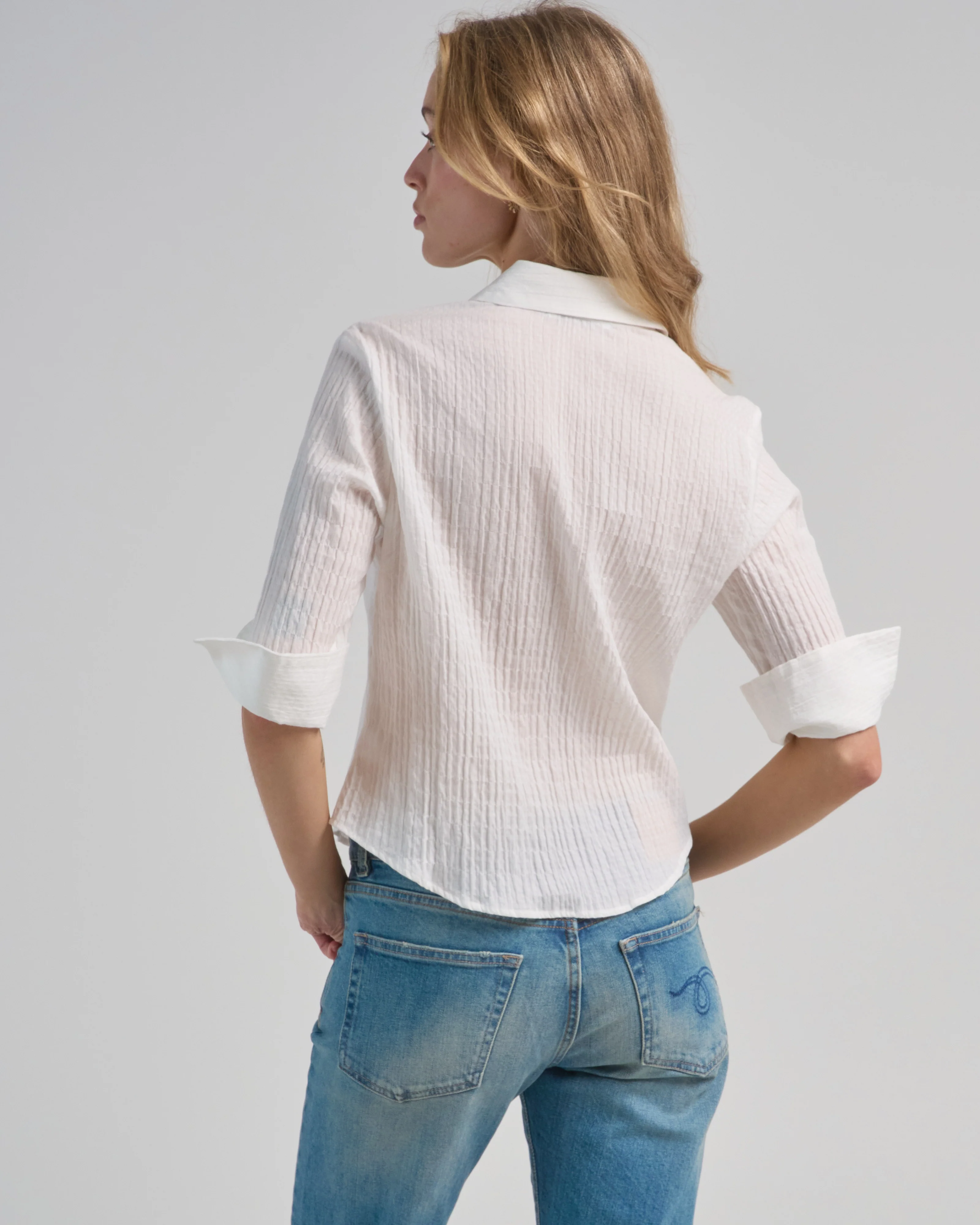 camille 3/4 sleeve shirt - Image 5