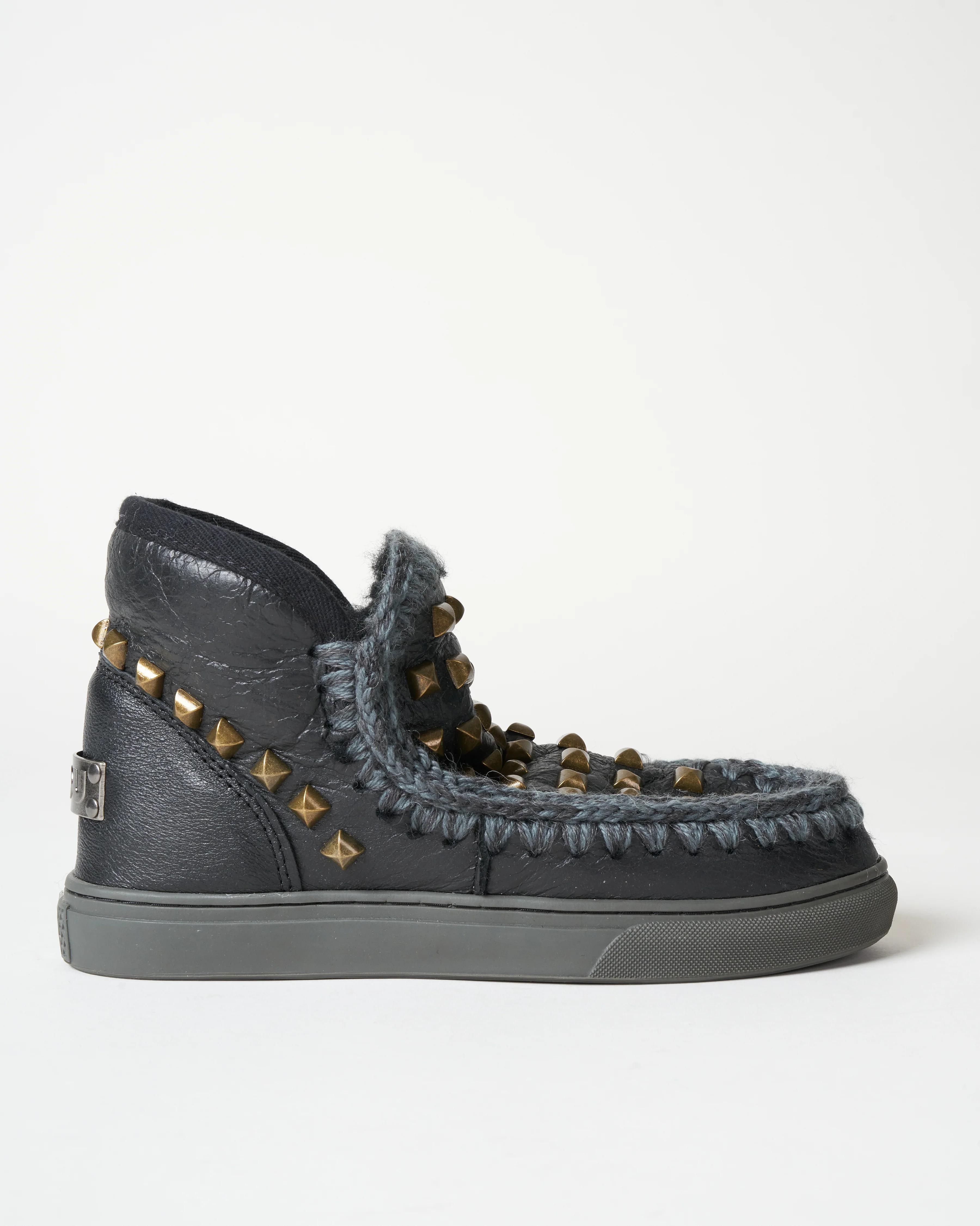 studded eskimo sneaker - black - Image 2