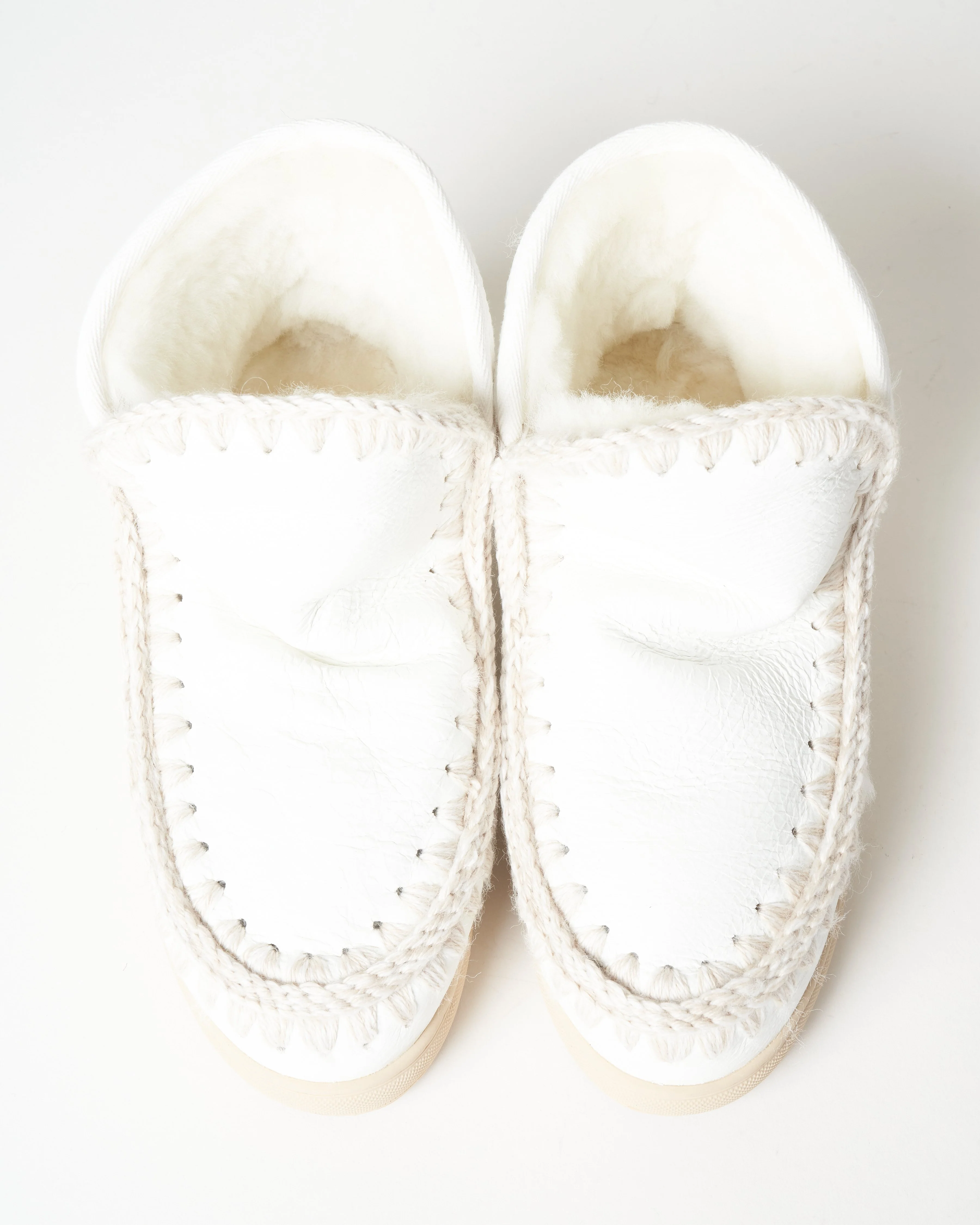 rainbow-stitch eskimo sneaker - white - Image 3