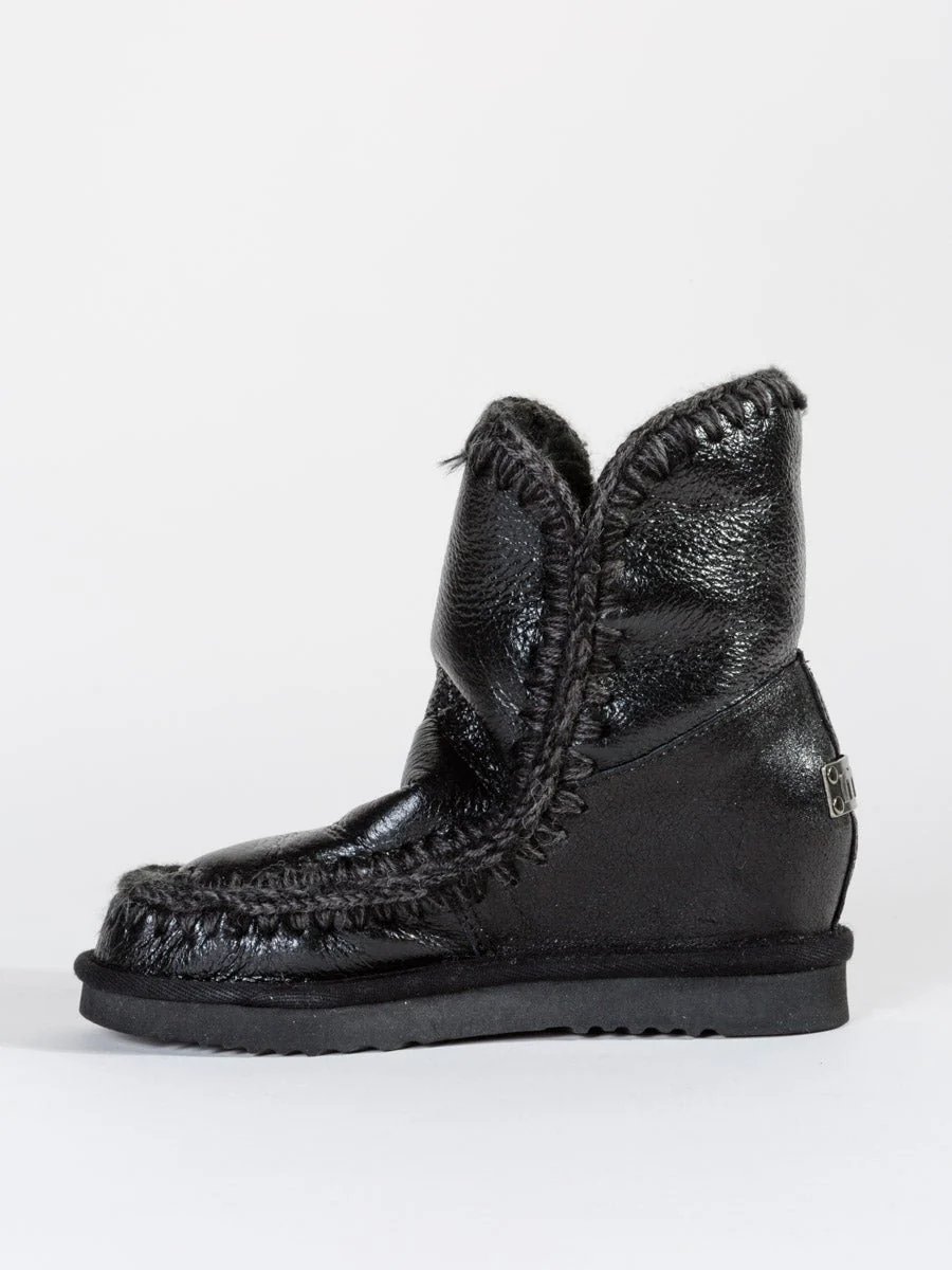 shearling boot with built-in wedge - Image 2