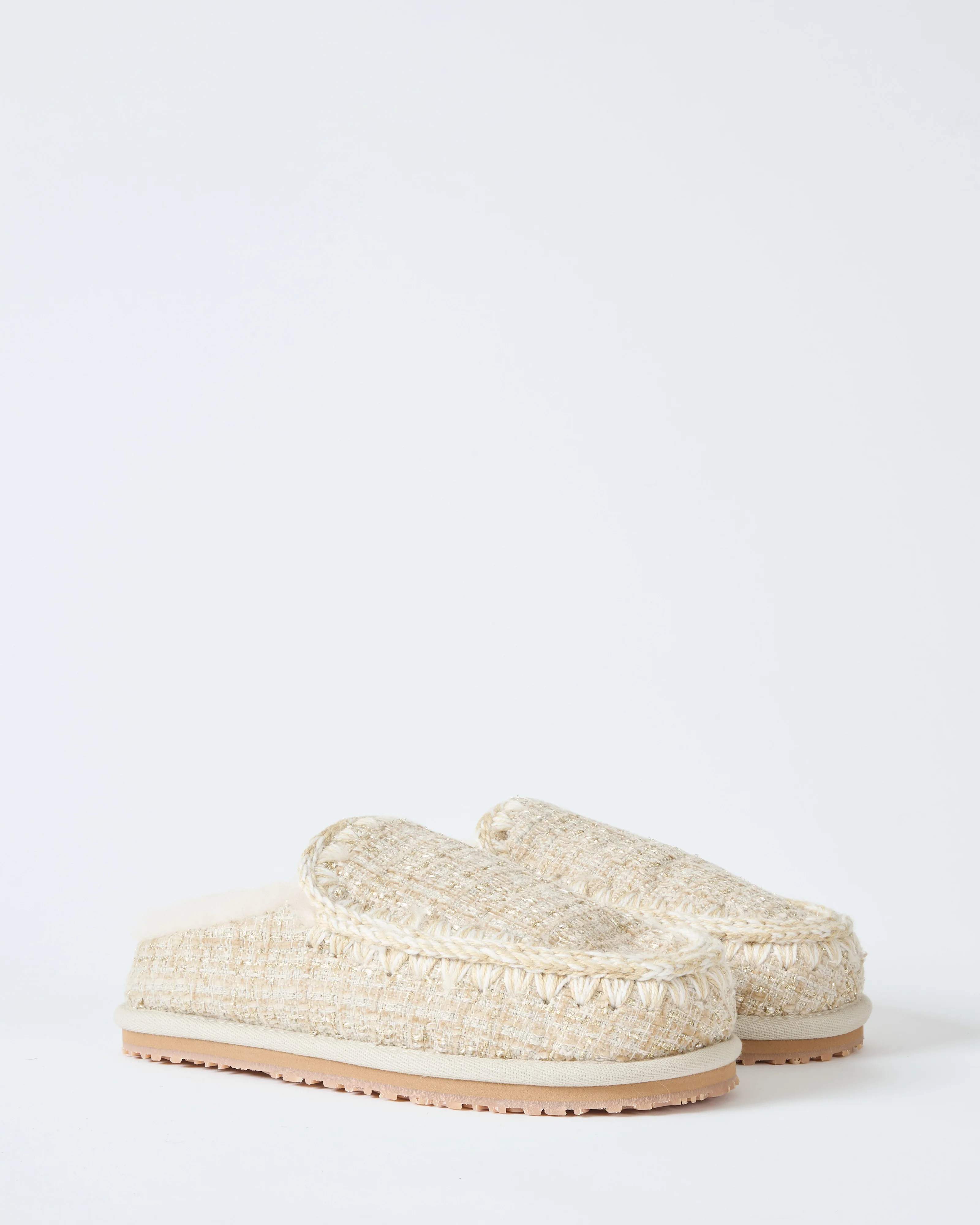 tweed mocassin slipper - Image 3
