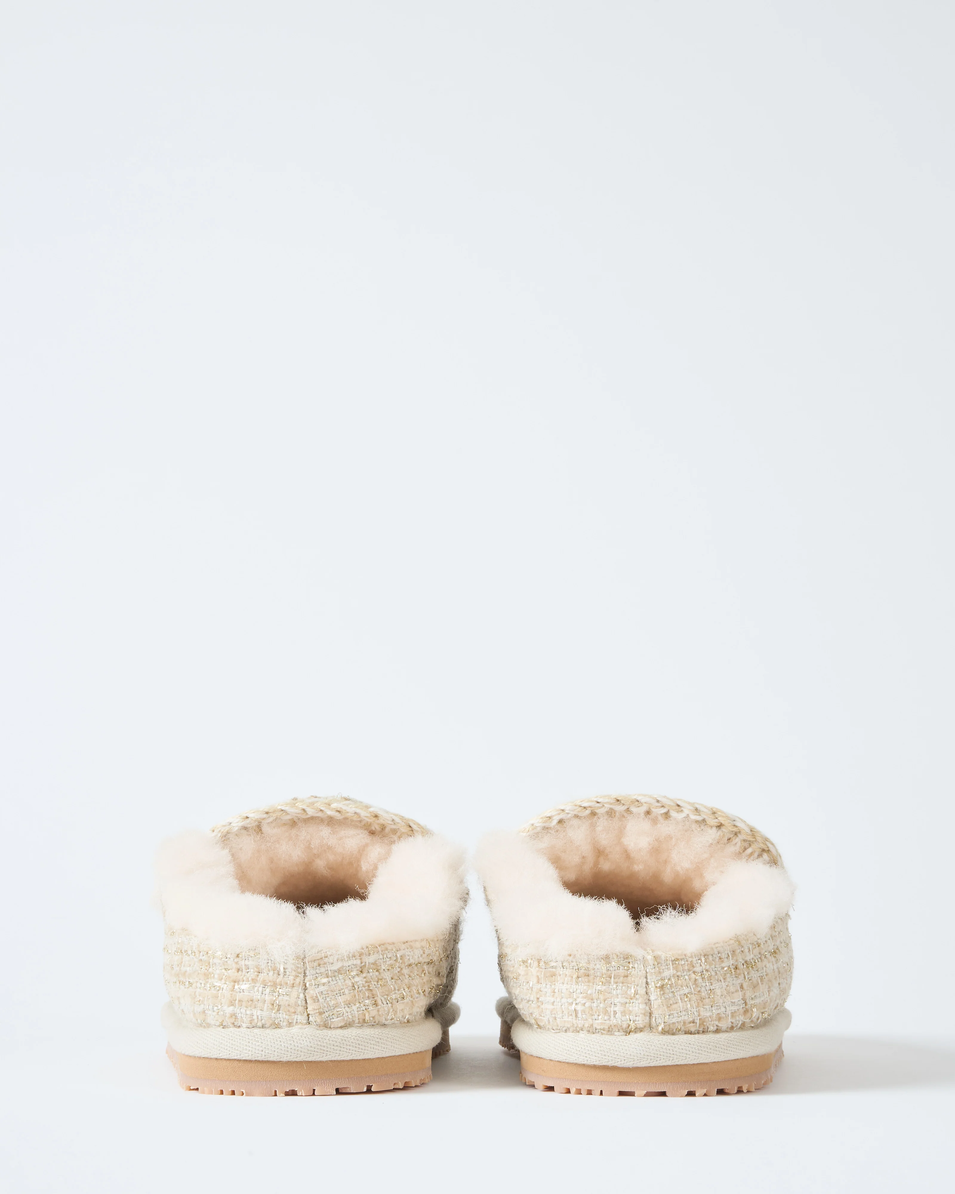 tweed mocassin slipper - Image 4